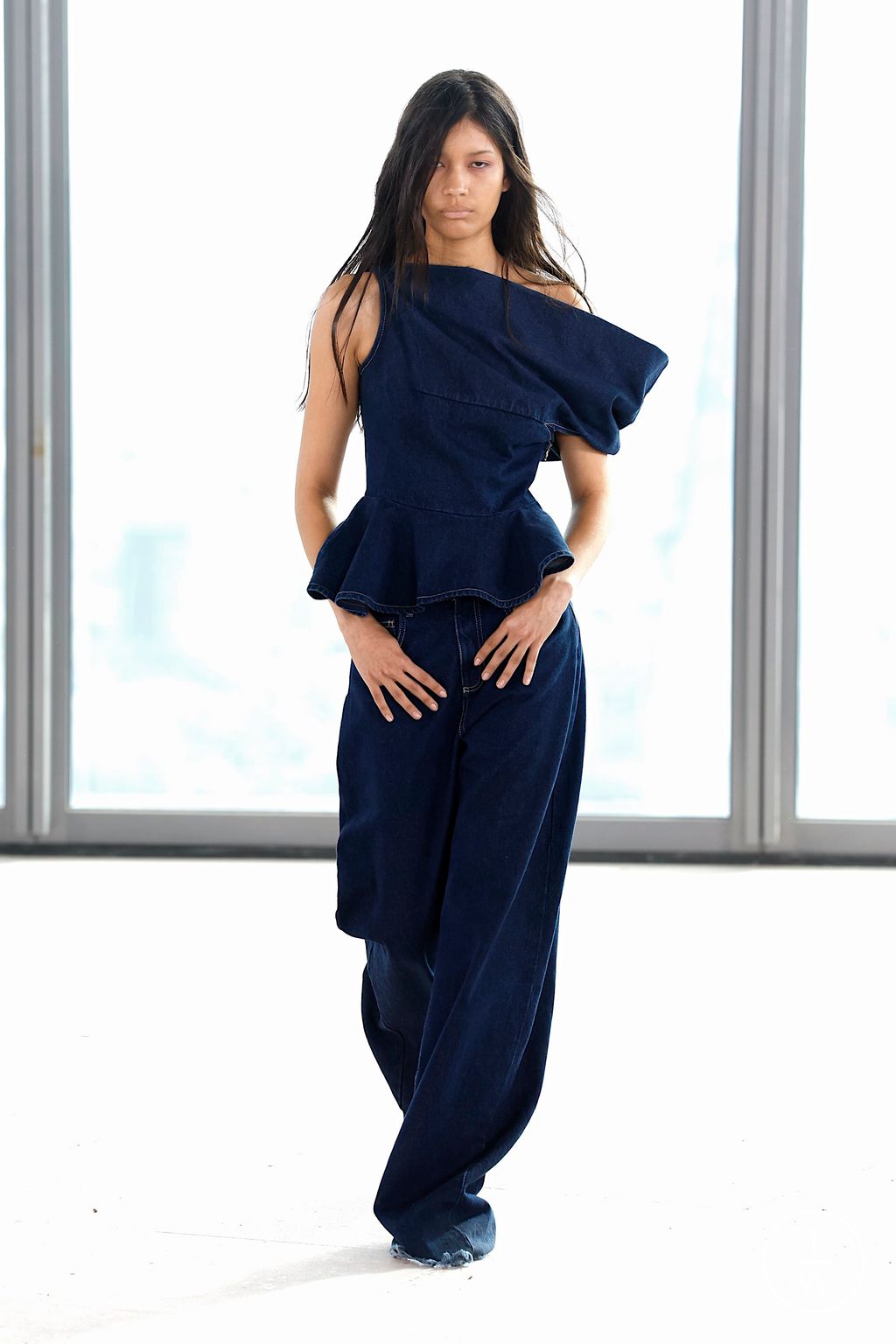 Fashion Week London Spring/Summer 2026 look 30 from the Marques' Almeida collection womenswear