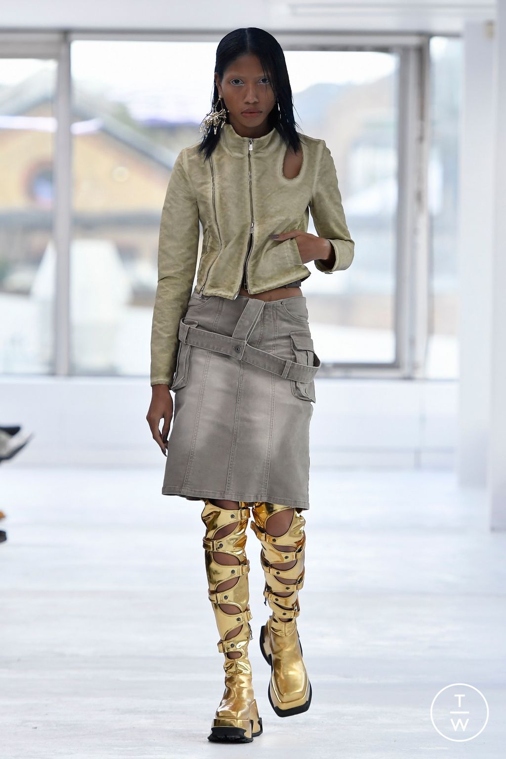 Fashion Week London Spring/Summer 2024 look 2 from the Marrknull collection womenswear
