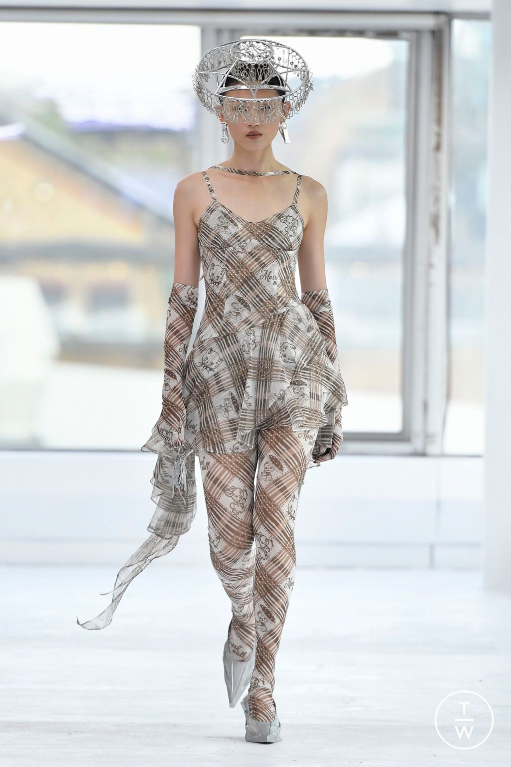 Fashion Week London Spring/Summer 2024 look 9 from the Marrknull collection womenswear