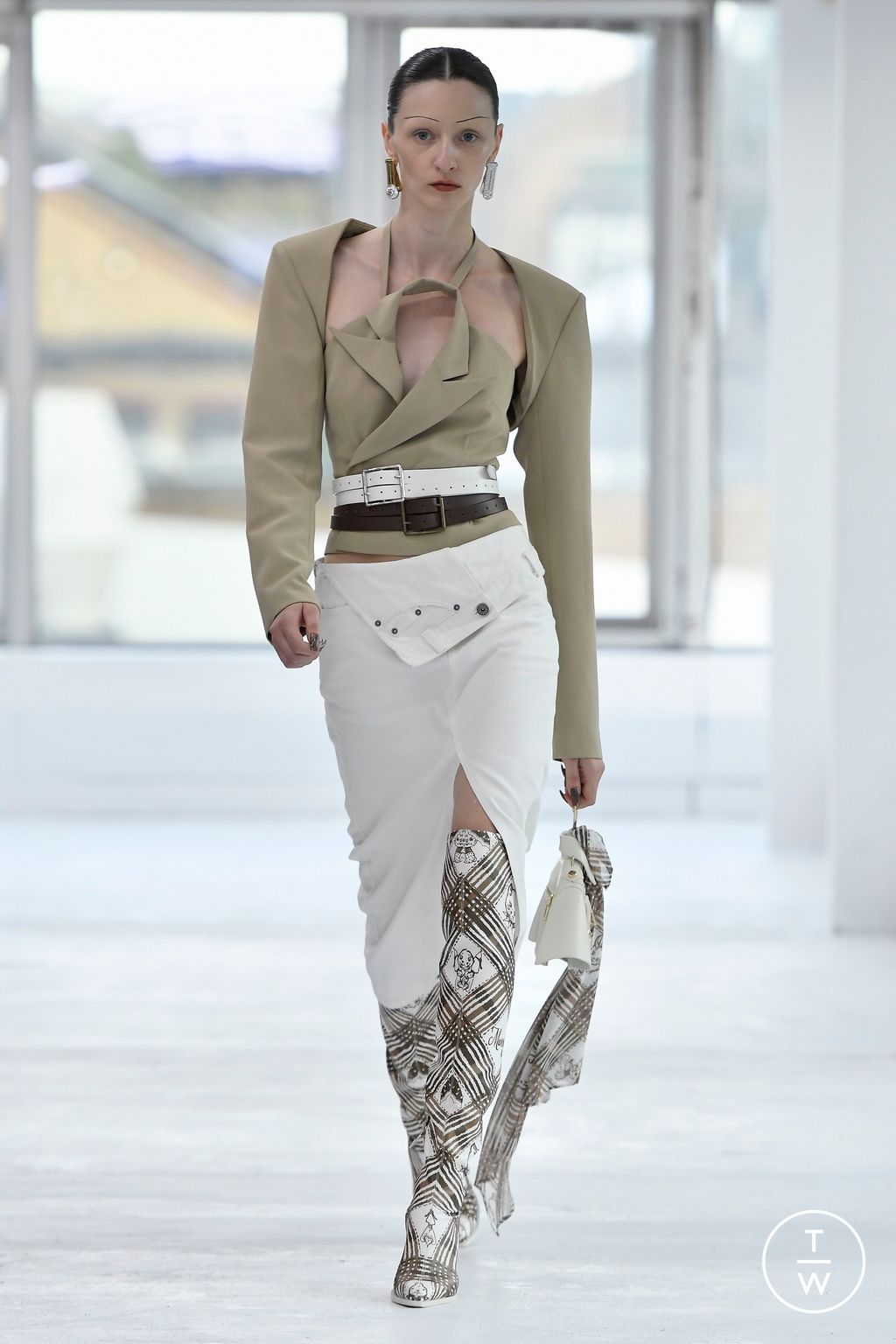 Fashion Week London Spring/Summer 2024 look 10 from the Marrknull collection womenswear