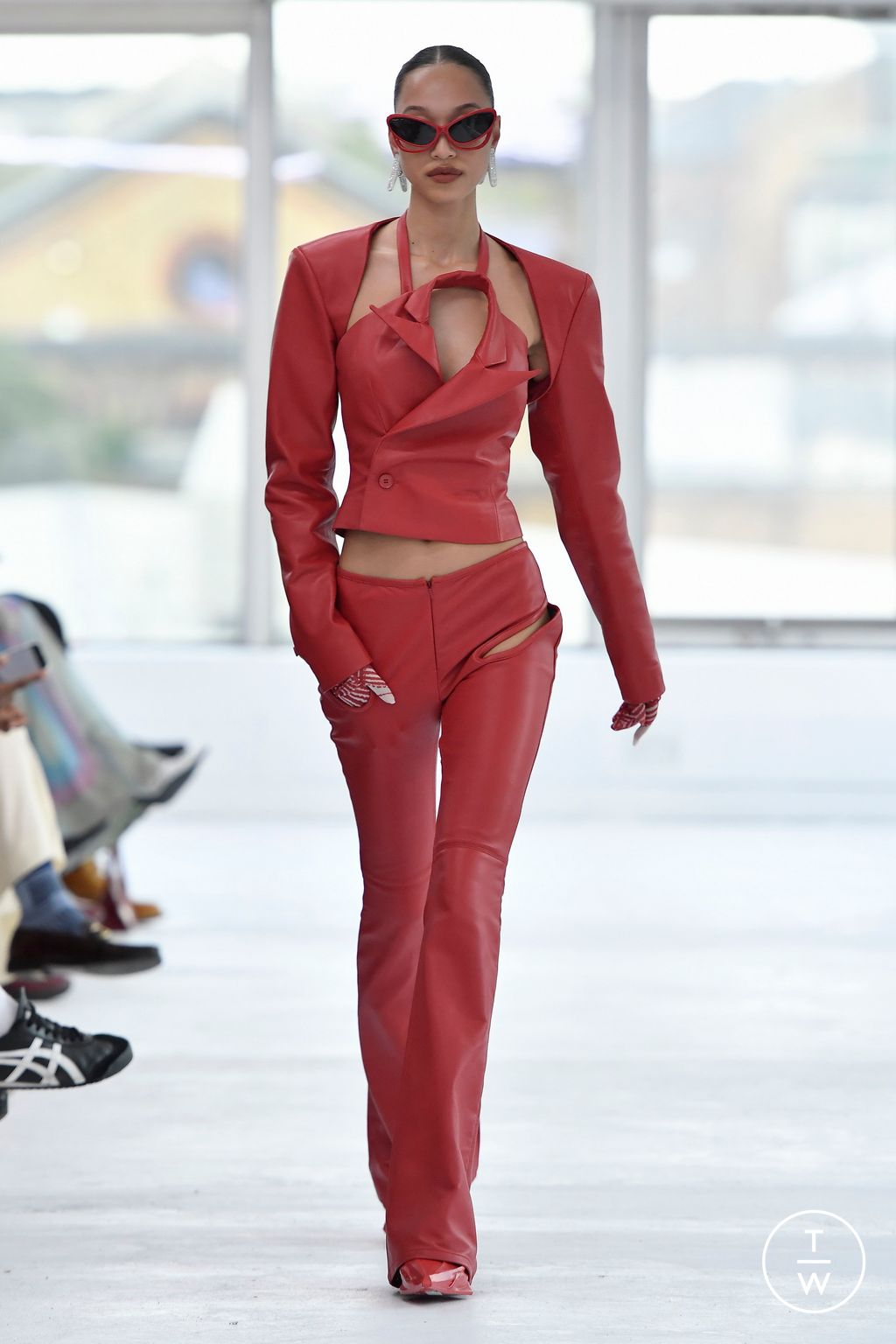 Fashion Week London Spring/Summer 2024 look 14 from the Marrknull collection 女装