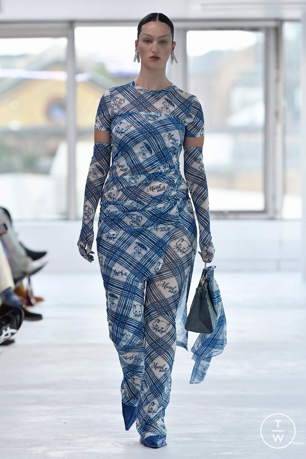 Fashion Week London Spring/Summer 2024 look 16 from the Marrknull collection womenswear