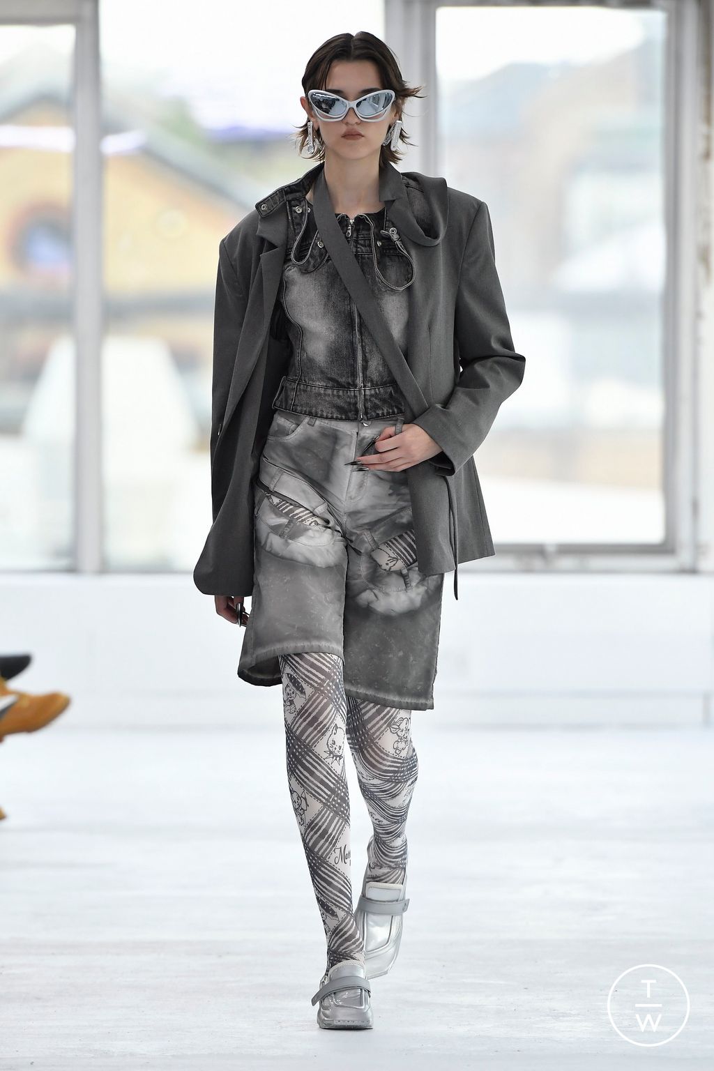 Fashion Week London Spring/Summer 2024 look 20 from the Marrknull collection 女装