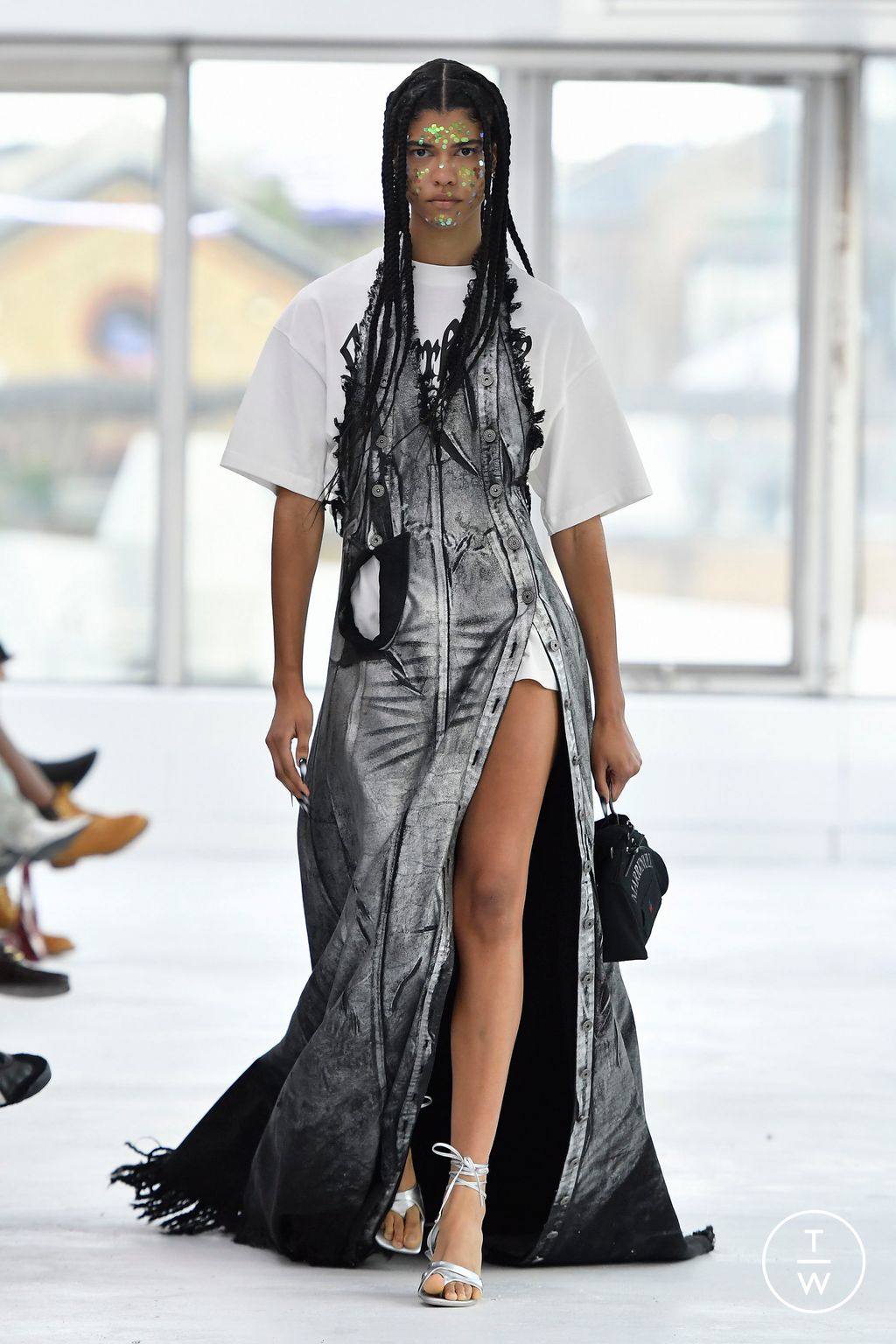 Fashion Week London Spring/Summer 2024 look 21 from the Marrknull collection womenswear