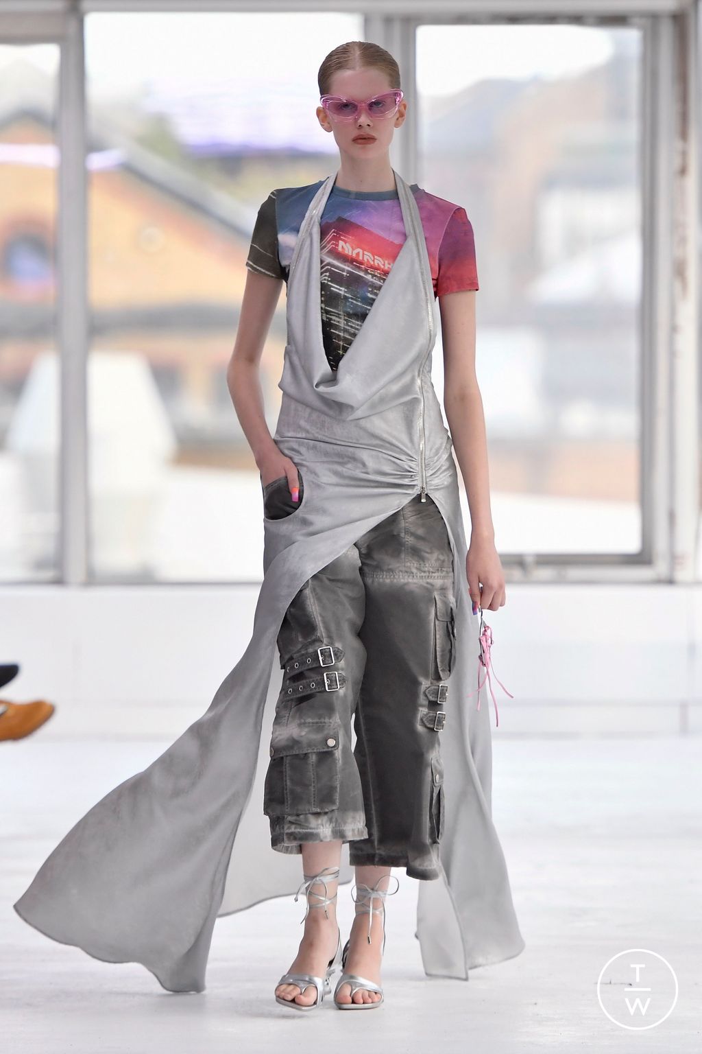 Fashion Week London Spring/Summer 2024 look 29 from the Marrknull collection 女装