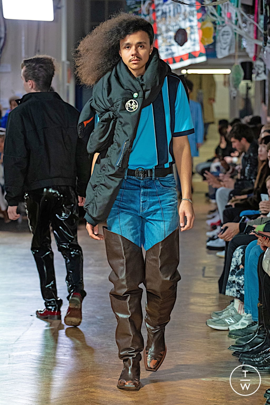 Fashion Week London Fall/Winter 2020 look 4 from the Martine Rose collection menswear