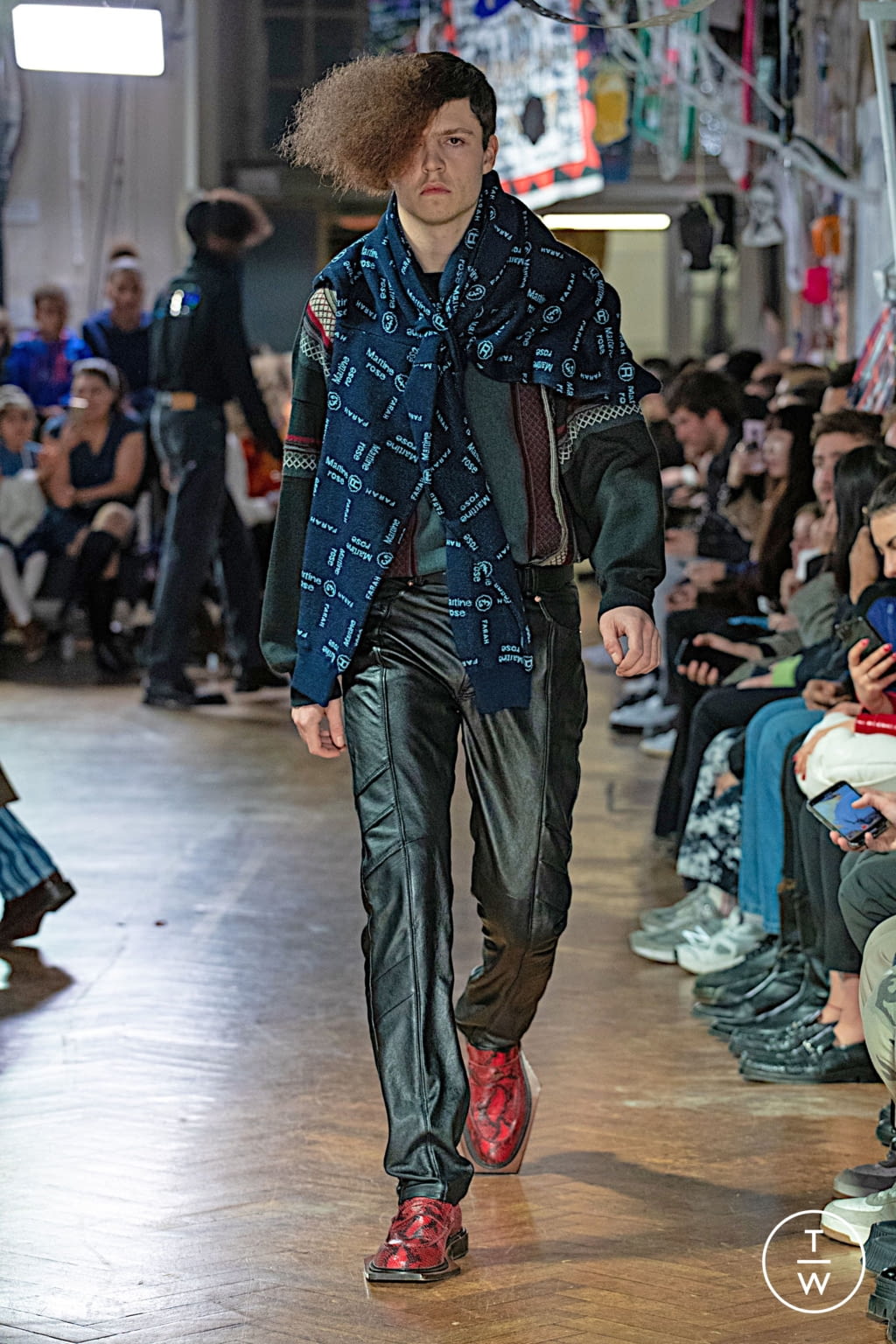 Fashion Week London Fall/Winter 2020 look 11 from the Martine Rose collection menswear