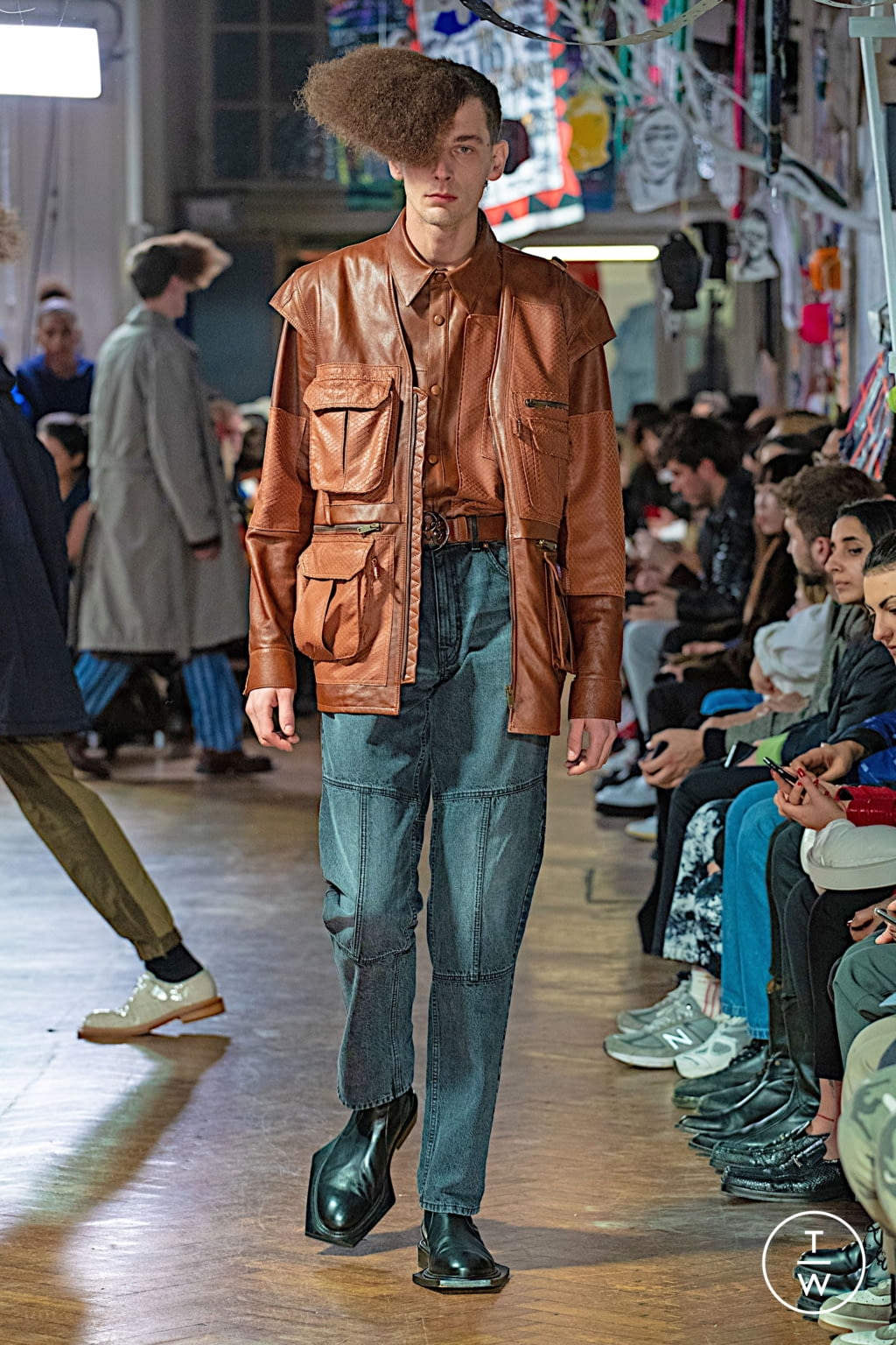 Fashion Week London Fall/Winter 2020 look 14 from the Martine Rose collection menswear