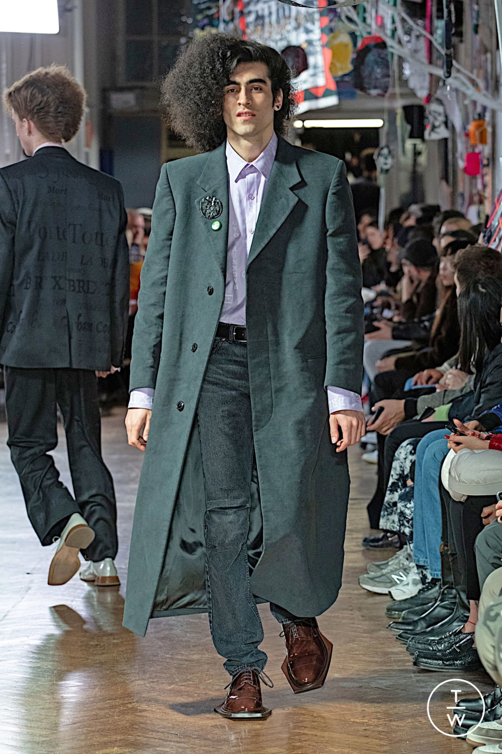 Fashion Week London Fall/Winter 2020 look 20 from the Martine Rose collection 男装