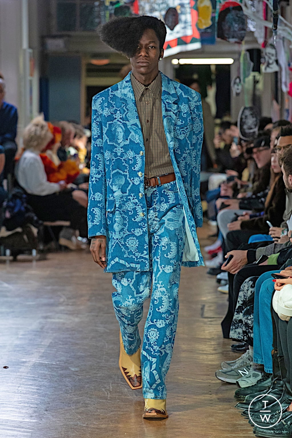 Fashion Week London Fall/Winter 2020 look 30 from the Martine Rose collection menswear