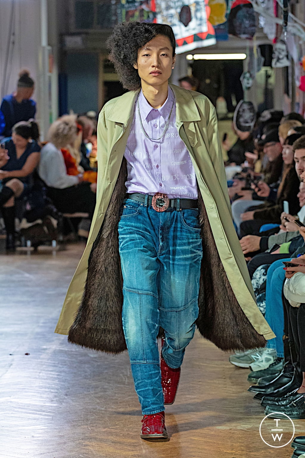 Fashion Week London Fall/Winter 2020 look 37 de la collection Martine Rose menswear