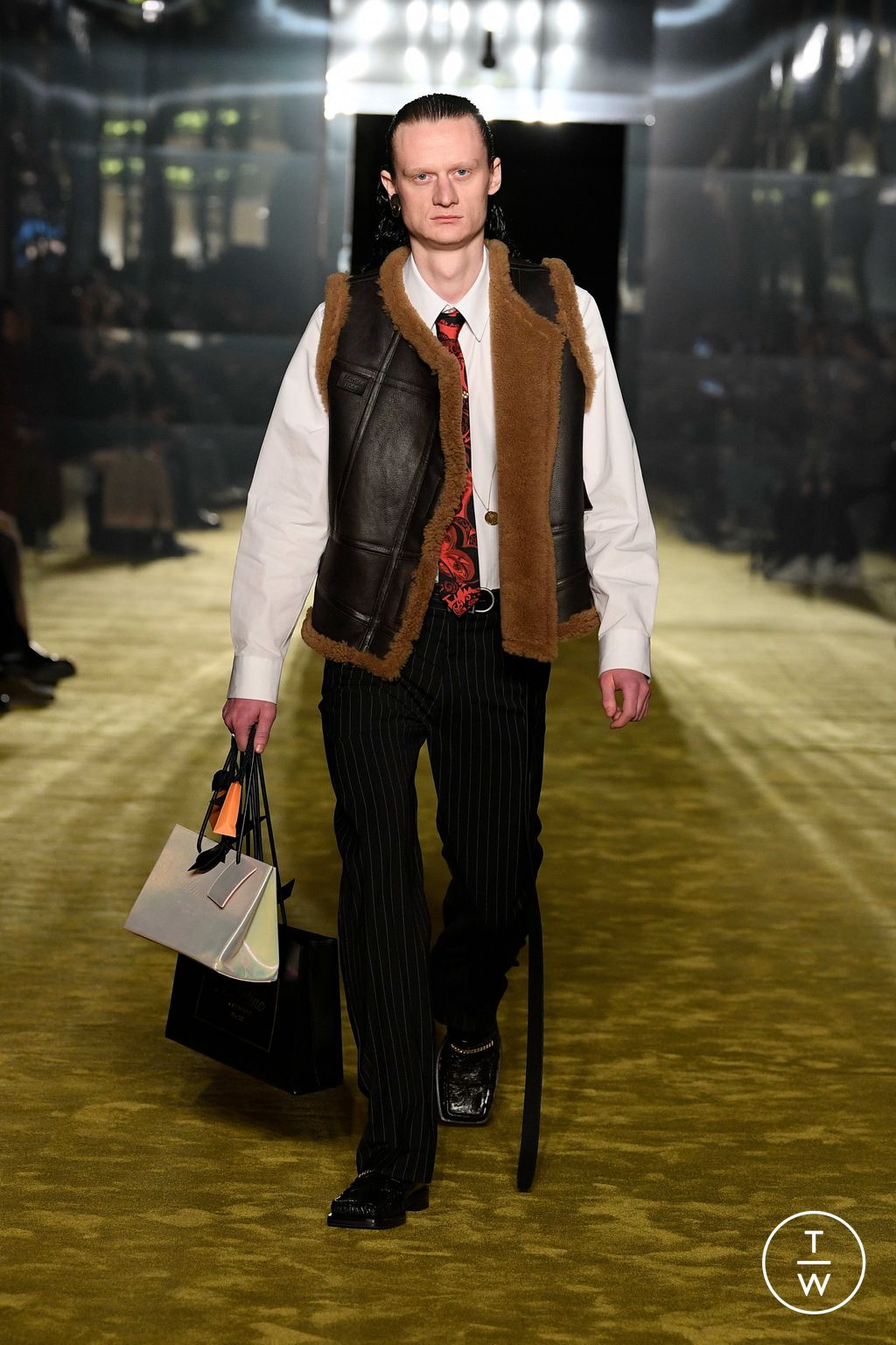 Fashion Week Florence - Pitti Fall/Winter 2023 look 1 from the Martine Rose collection menswear