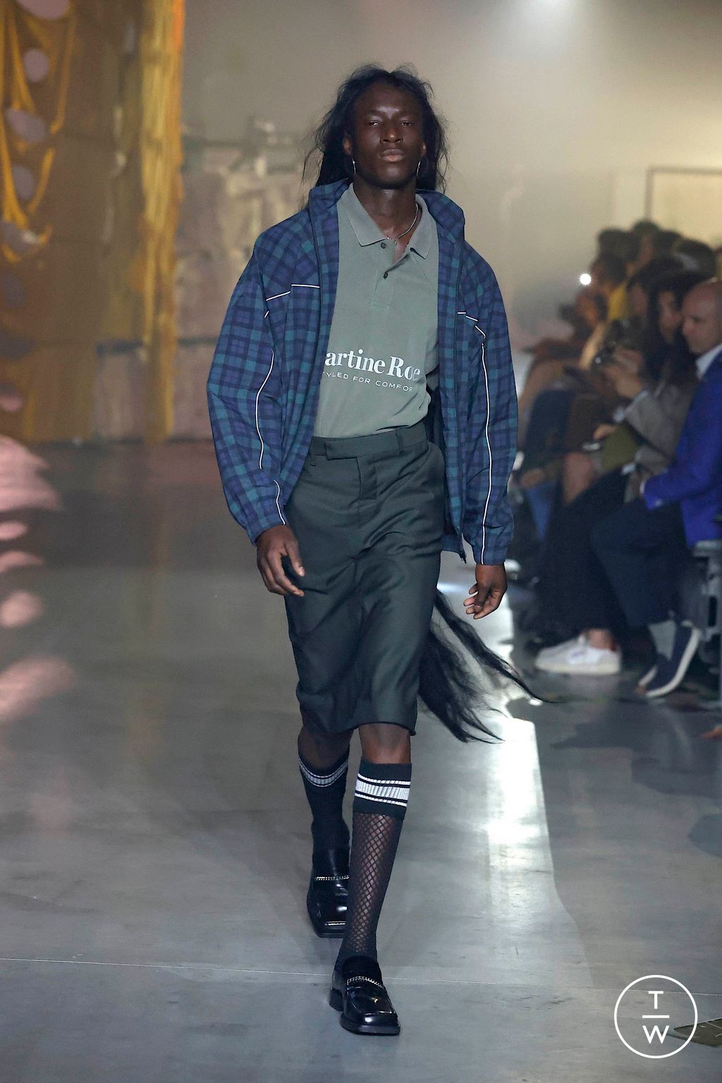 Fashion Week Milan Spring/Summer 2025 look 9 from the Martine Rose collection menswear