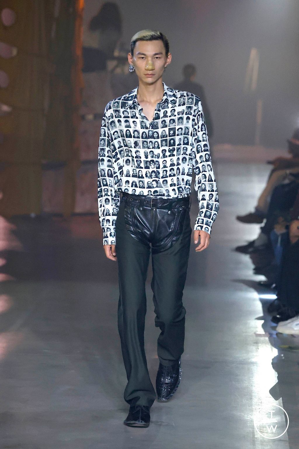 Fashion Week Milan Spring-Summer 2025 look 10 from the Martine Rose collection menswear