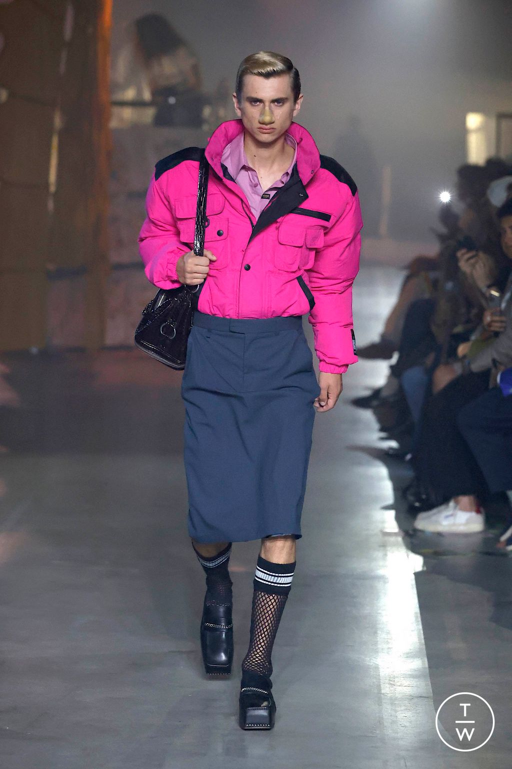 Fashion Week Milan Spring-Summer 2025 look 11 from the Martine Rose collection menswear