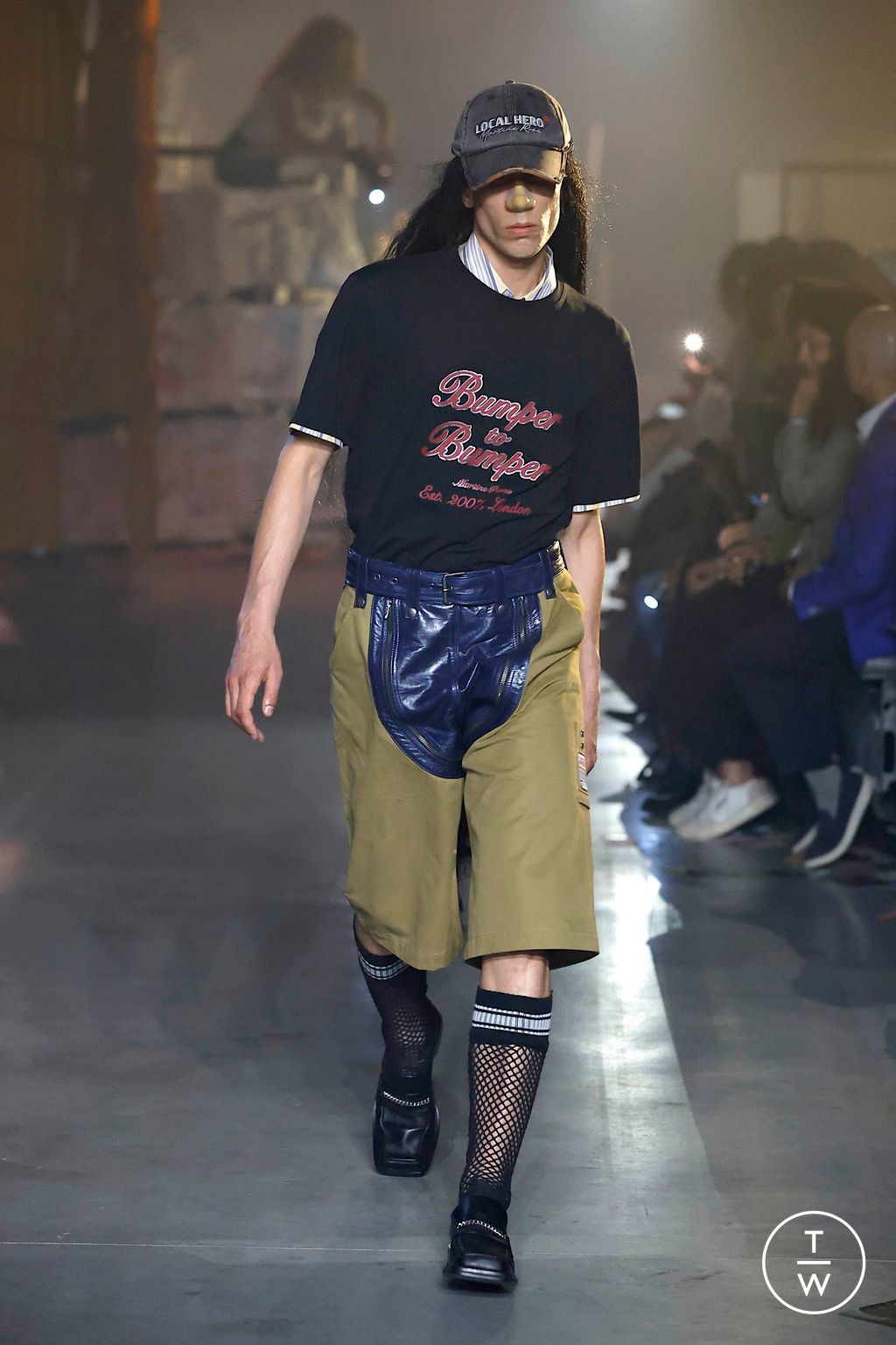 Fashion Week Milan Spring-Summer 2025 look 13 from the Martine Rose collection menswear