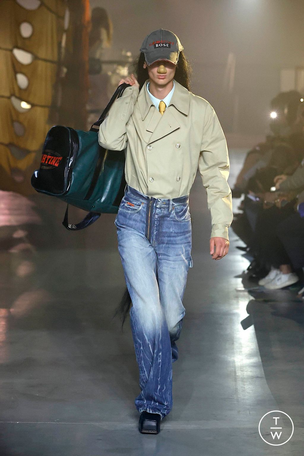 Fashion Week Milan Spring-Summer 2025 look 14 from the Martine Rose collection menswear