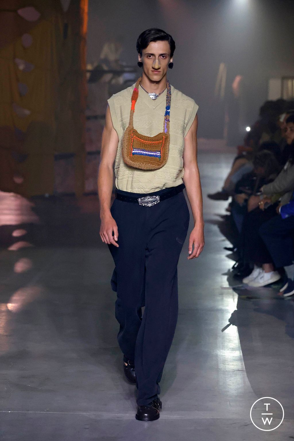 Fashion Week Milan Spring/Summer 2025 look 15 from the Martine Rose collection menswear