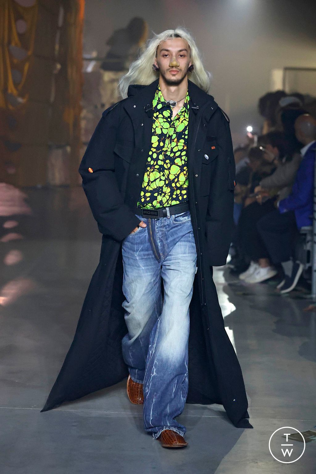 Fashion Week Milan Spring-Summer 2025 look 16 from the Martine Rose collection menswear