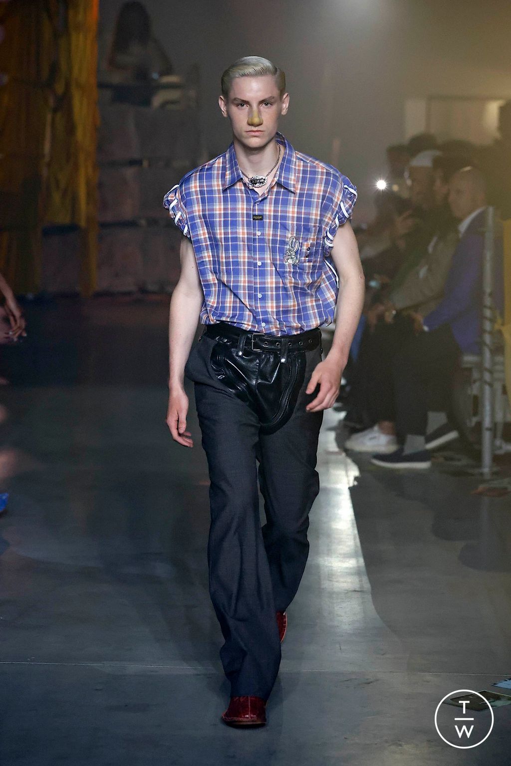 Fashion Week Milan Spring-Summer 2025 look 27 from the Martine Rose collection menswear