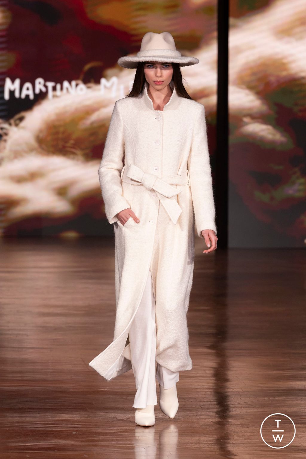 Fashion Week Milan Fall/Winter 2024 look 1 from the Martino Midali collection womenswear