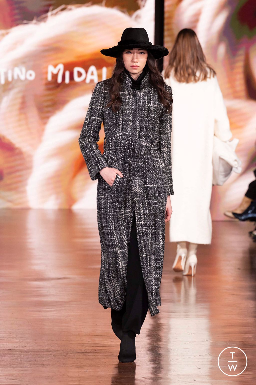 Fashion Week Milan Fall/Winter 2024 look 7 de la collection Martino Midali womenswear