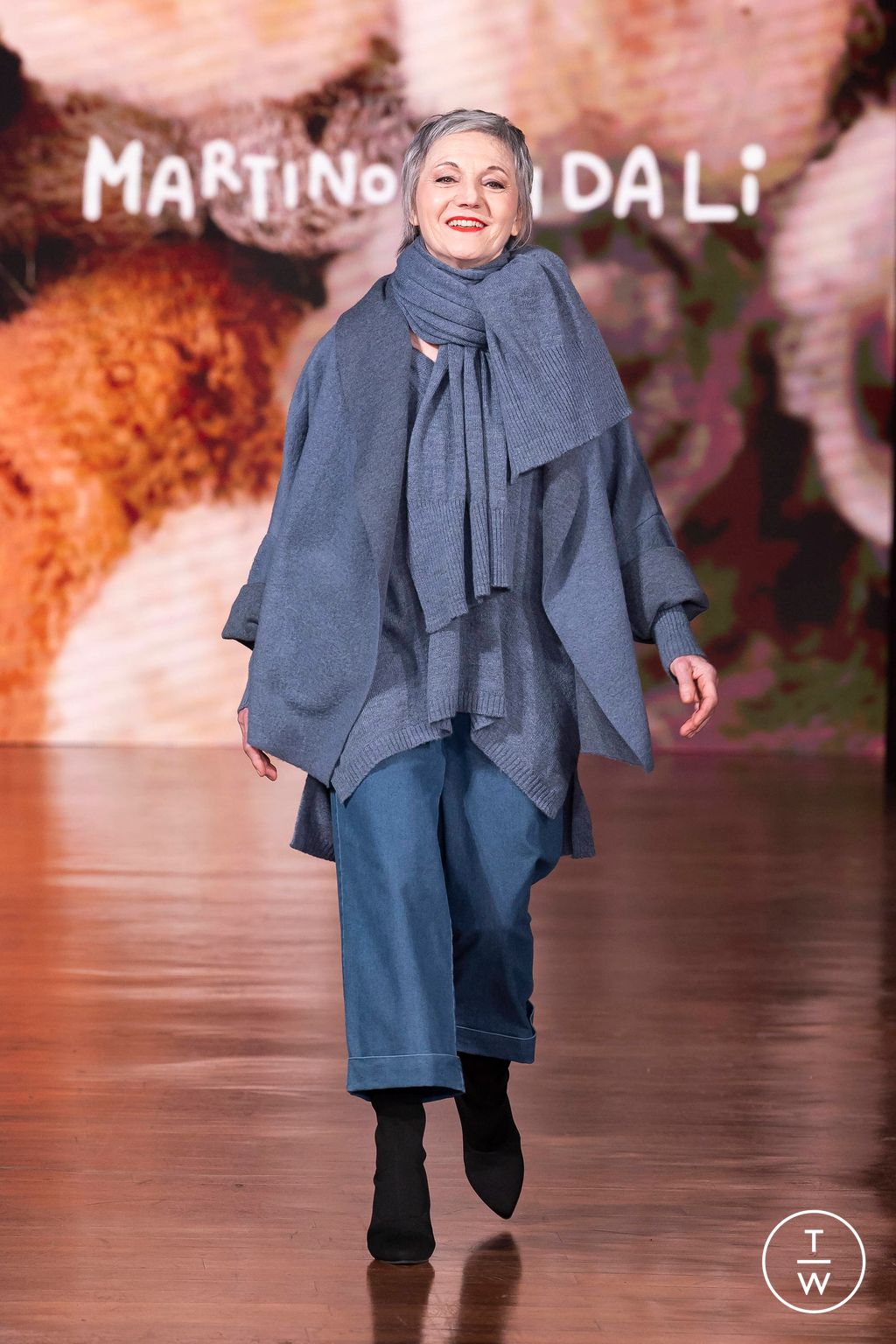 Fashion Week Milan Fall/Winter 2024 look 11 de la collection Martino Midali womenswear