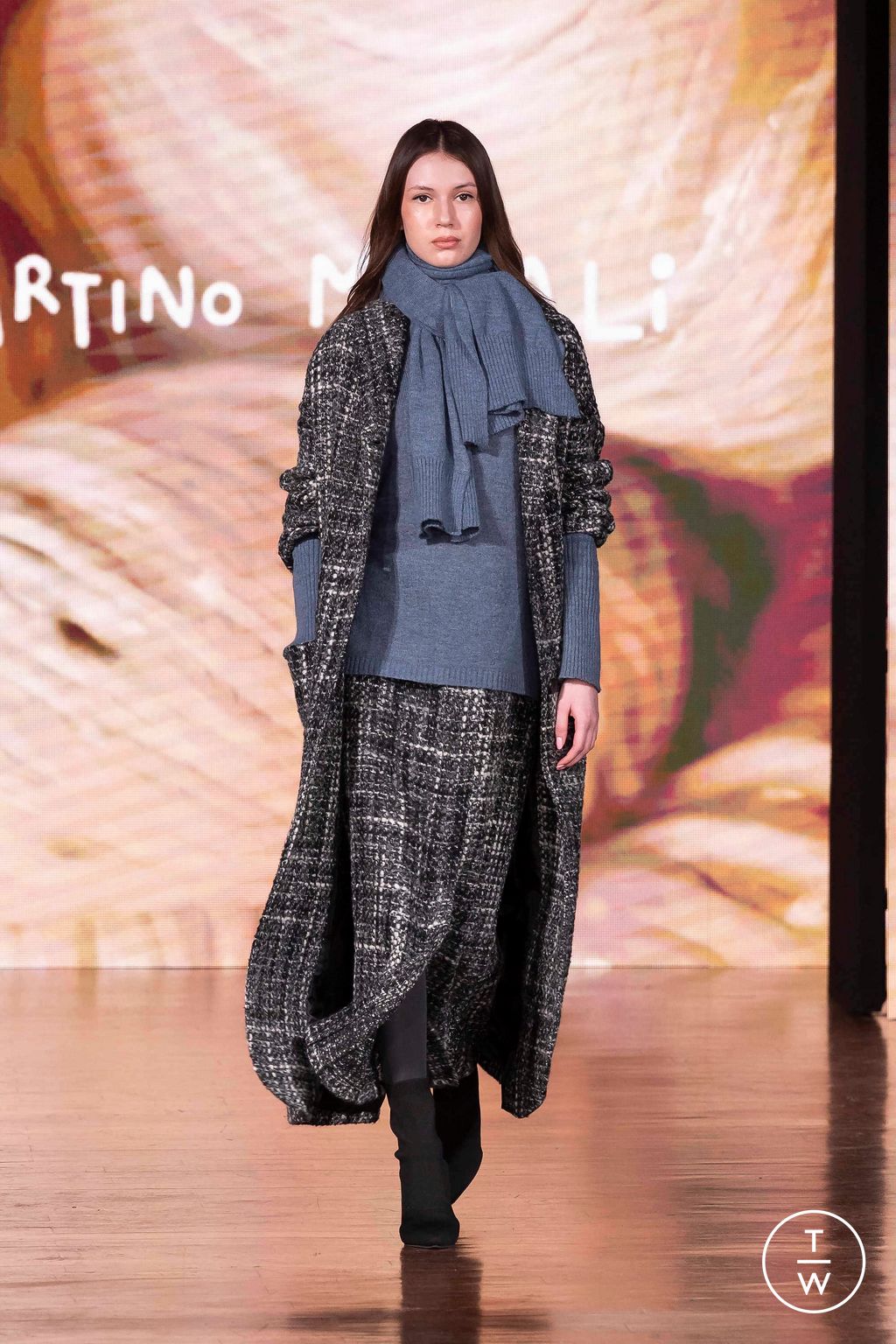Fashion Week Milan Fall/Winter 2024 look 12 from the Martino Midali collection 女装