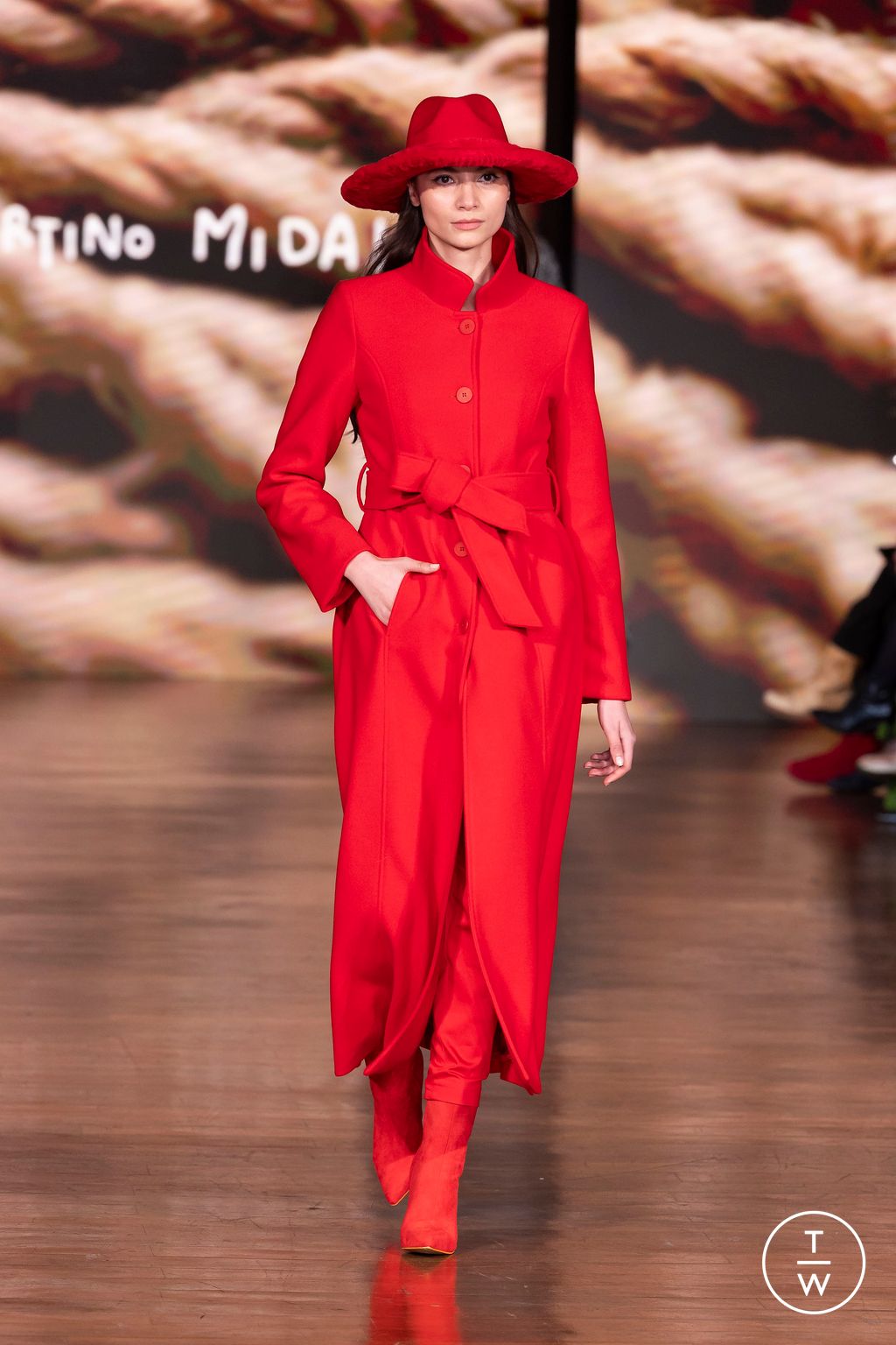 Fashion Week Milan Fall/Winter 2024 look 13 from the Martino Midali collection 女装