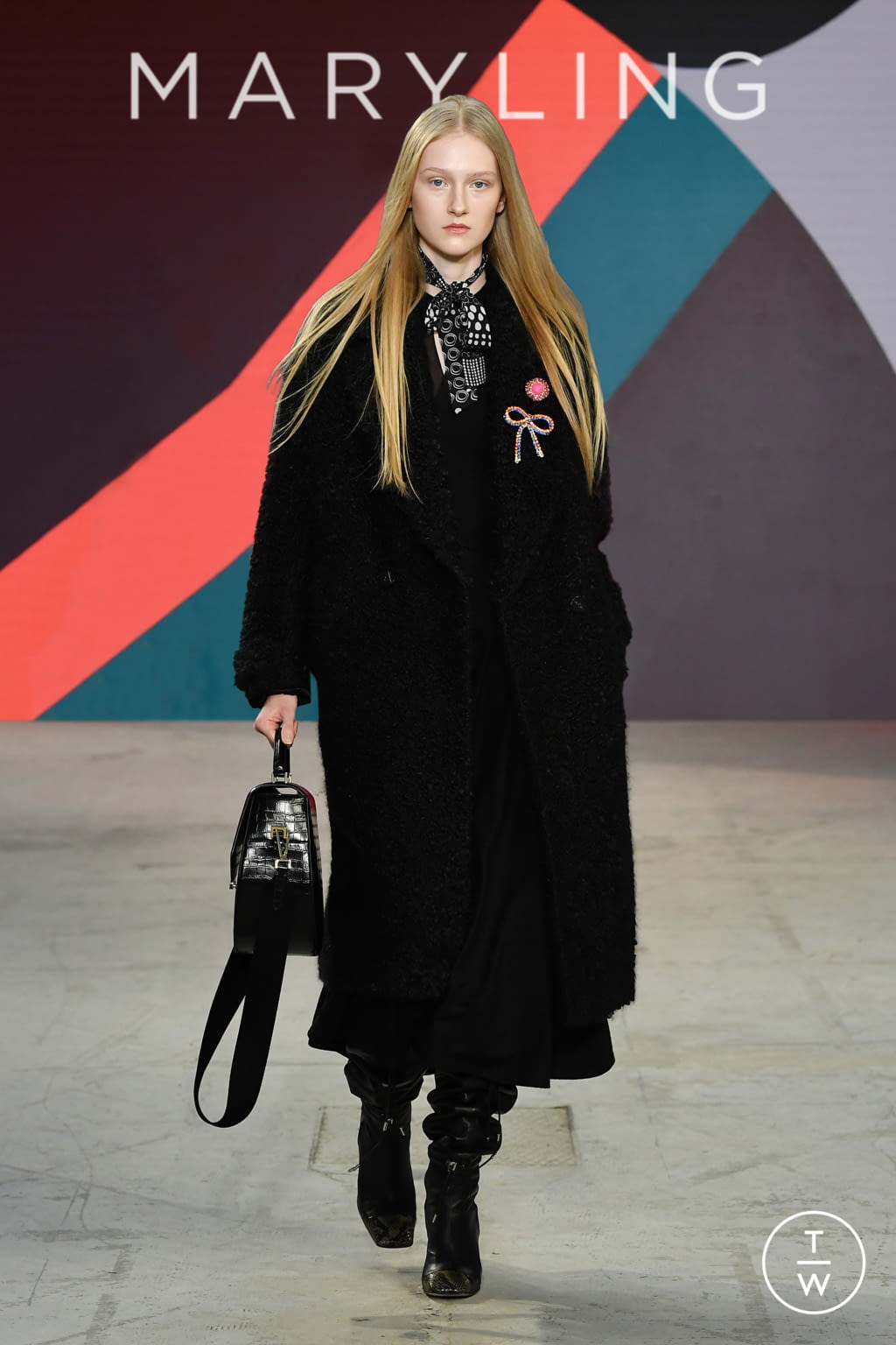 Fashion Week Milan Fall/Winter 2021 look 1 de la collection Maryling womenswear