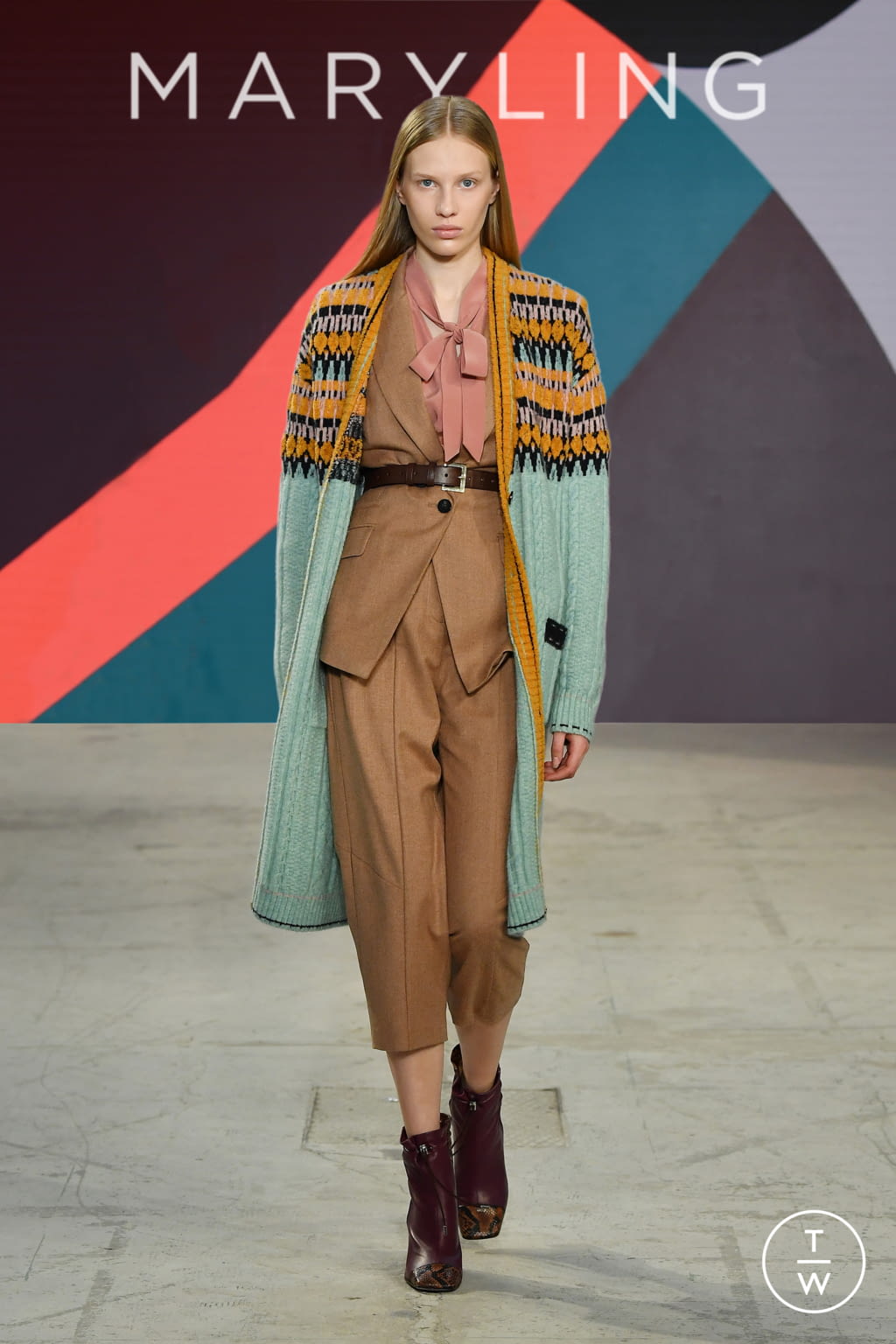 Fashion Week Milan Fall/Winter 2021 look 11 de la collection Maryling womenswear
