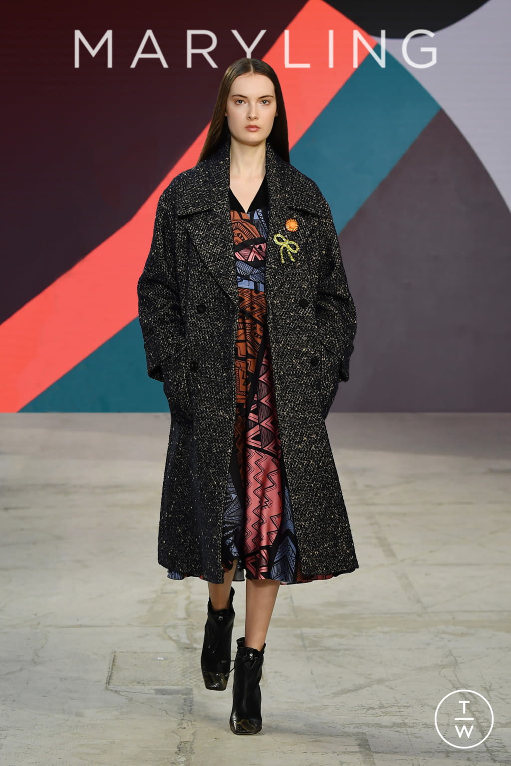 Fashion Week Milan Fall/Winter 2021 look 15 de la collection Maryling womenswear