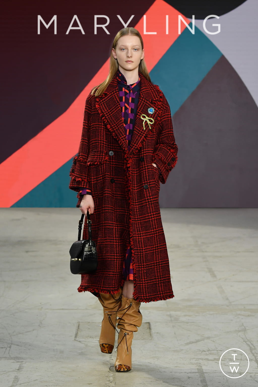 Fashion Week Milan Fall/Winter 2021 look 21 de la collection Maryling womenswear