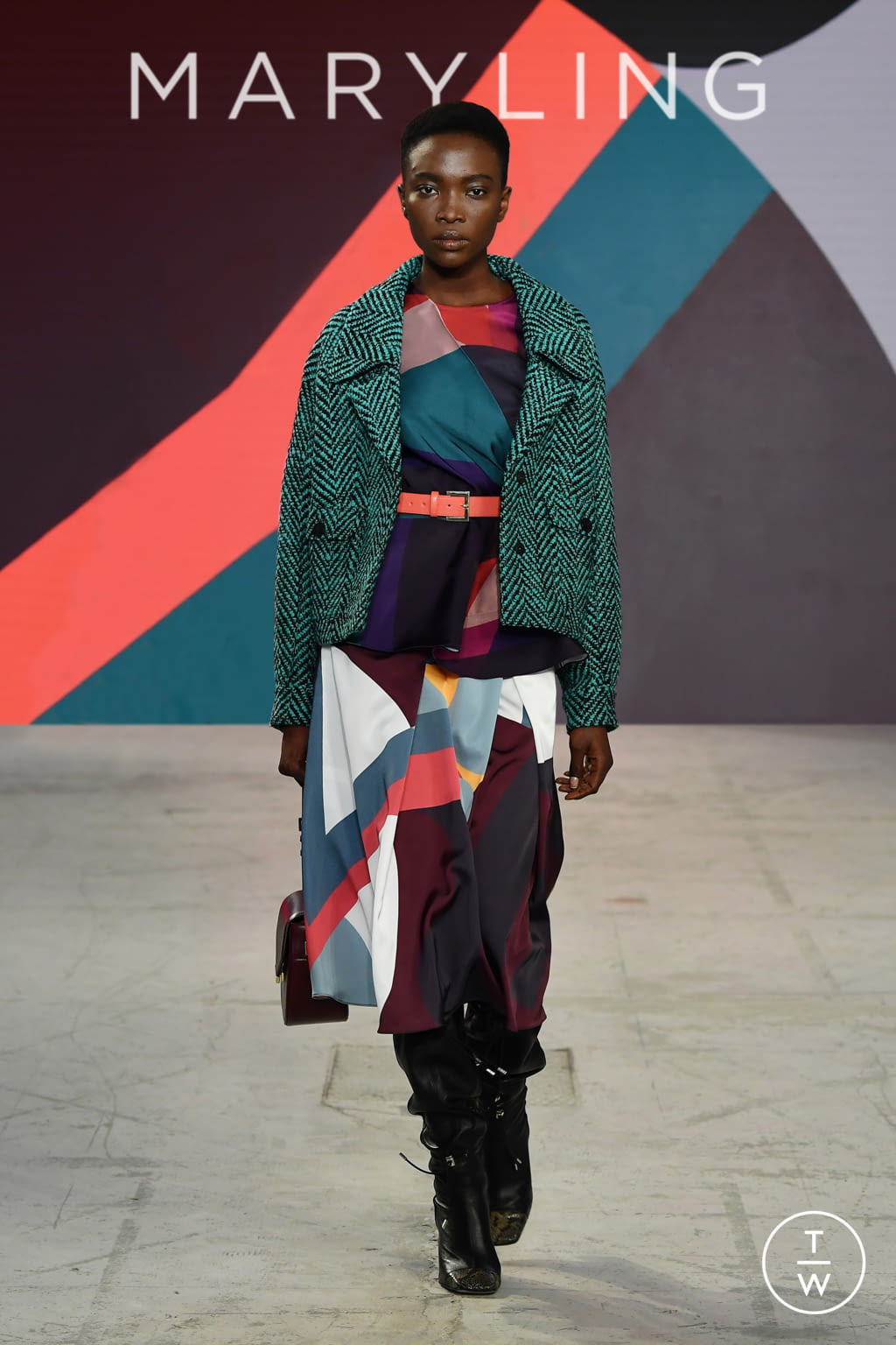 Fashion Week Milan Fall/Winter 2021 look 25 from the Maryling collection womenswear