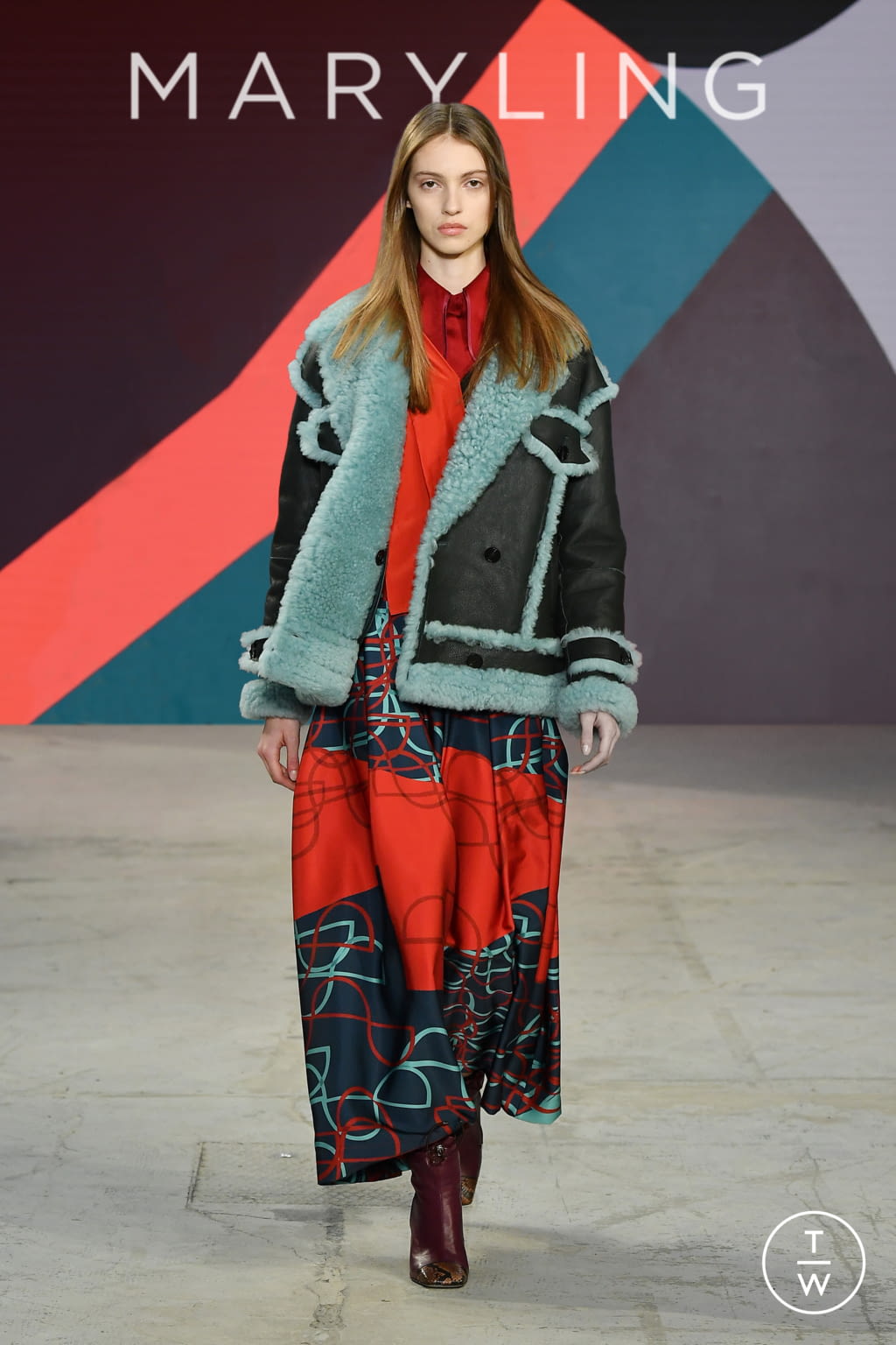 Fashion Week Milan Fall/Winter 2021 look 26 from the Maryling collection 女装