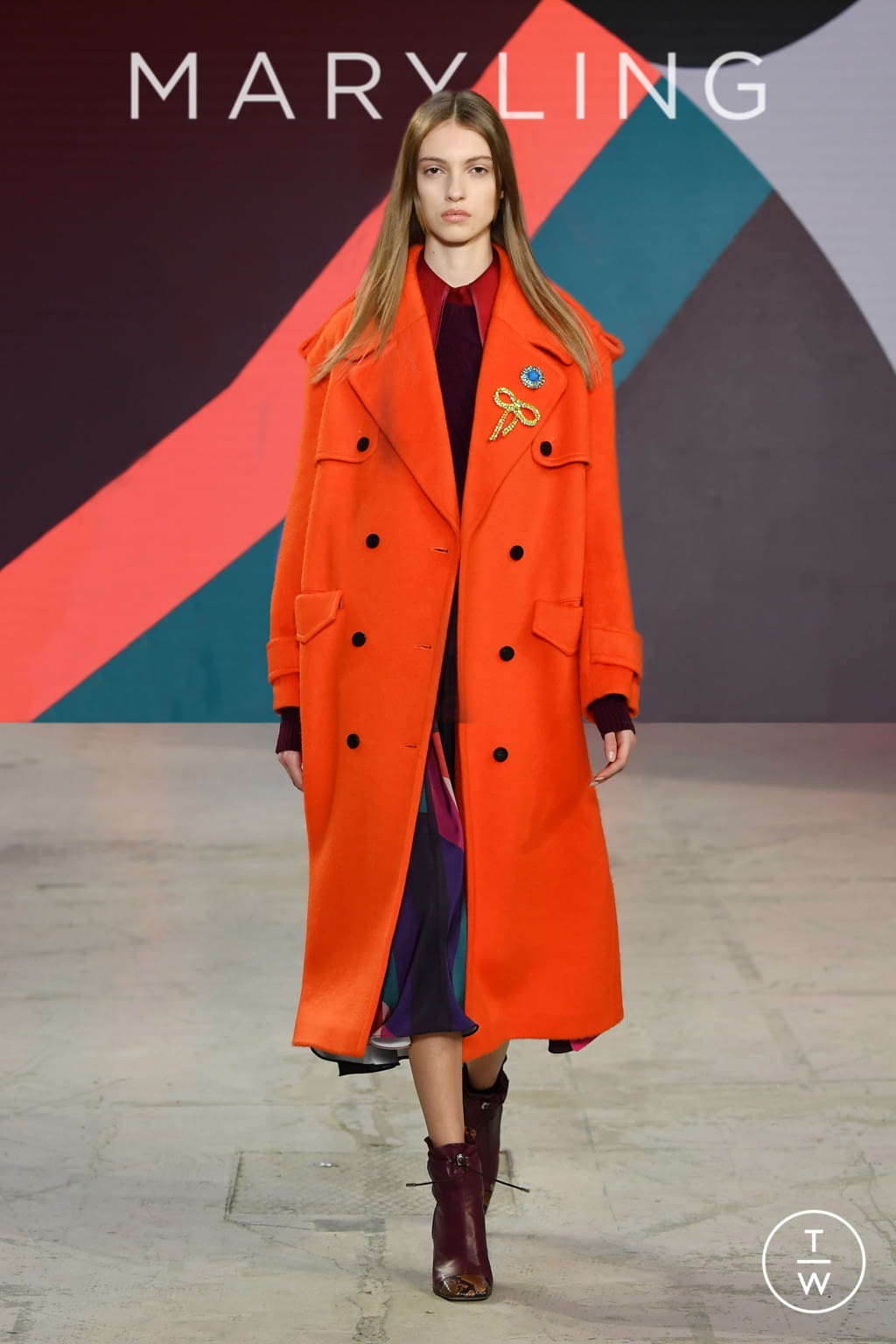 Fashion Week Milan Fall/Winter 2021 look 4 de la collection Maryling womenswear
