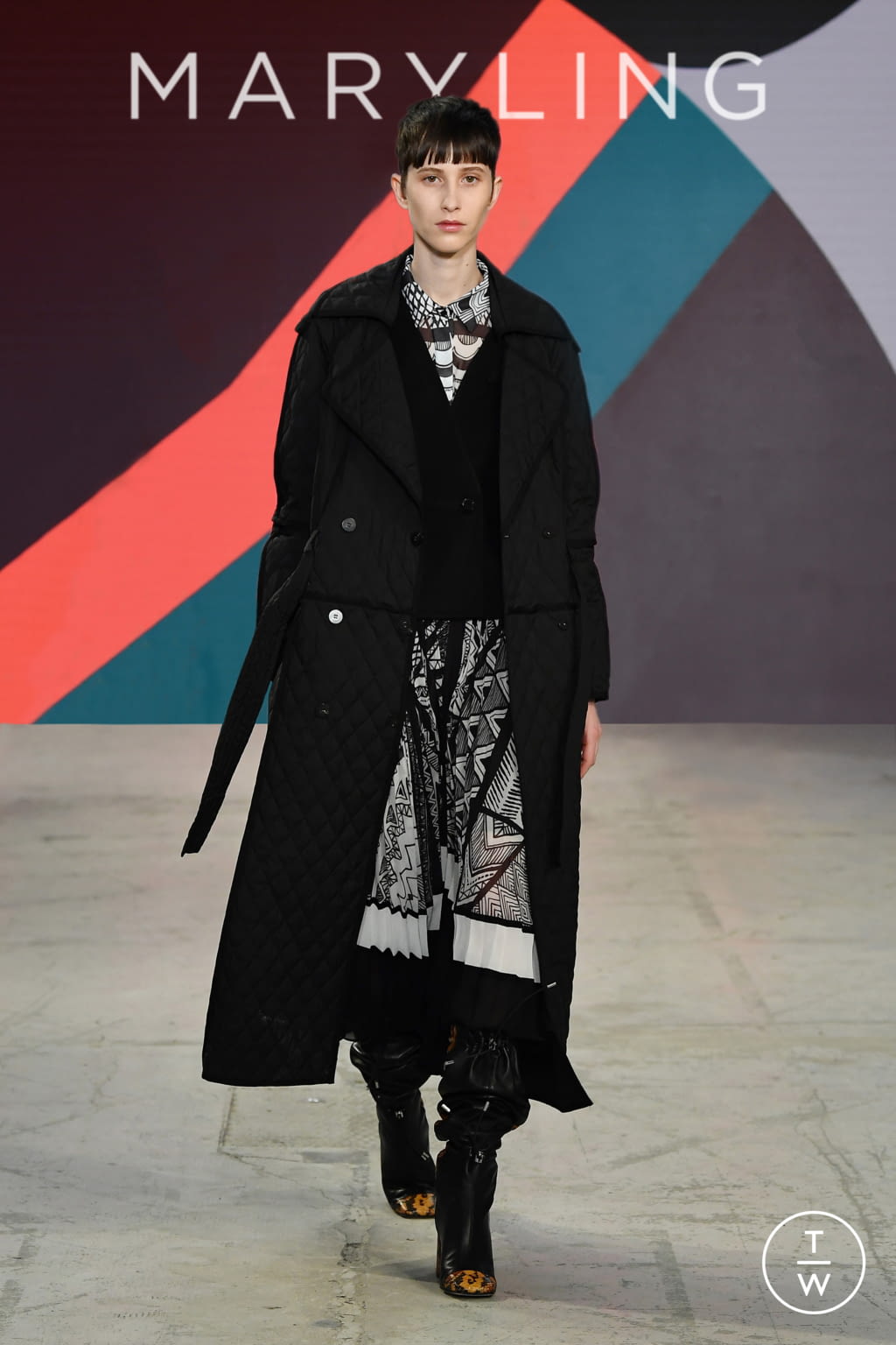 Fashion Week Milan Fall/Winter 2021 look 7 de la collection Maryling womenswear