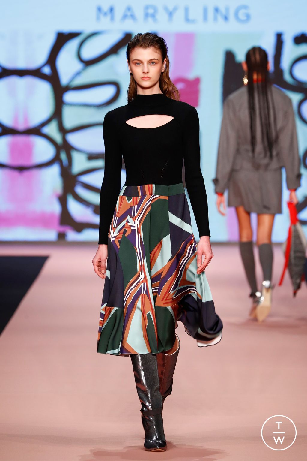 Fashion Week Milan Fall/Winter 2023 look 10 de la collection Maryling womenswear