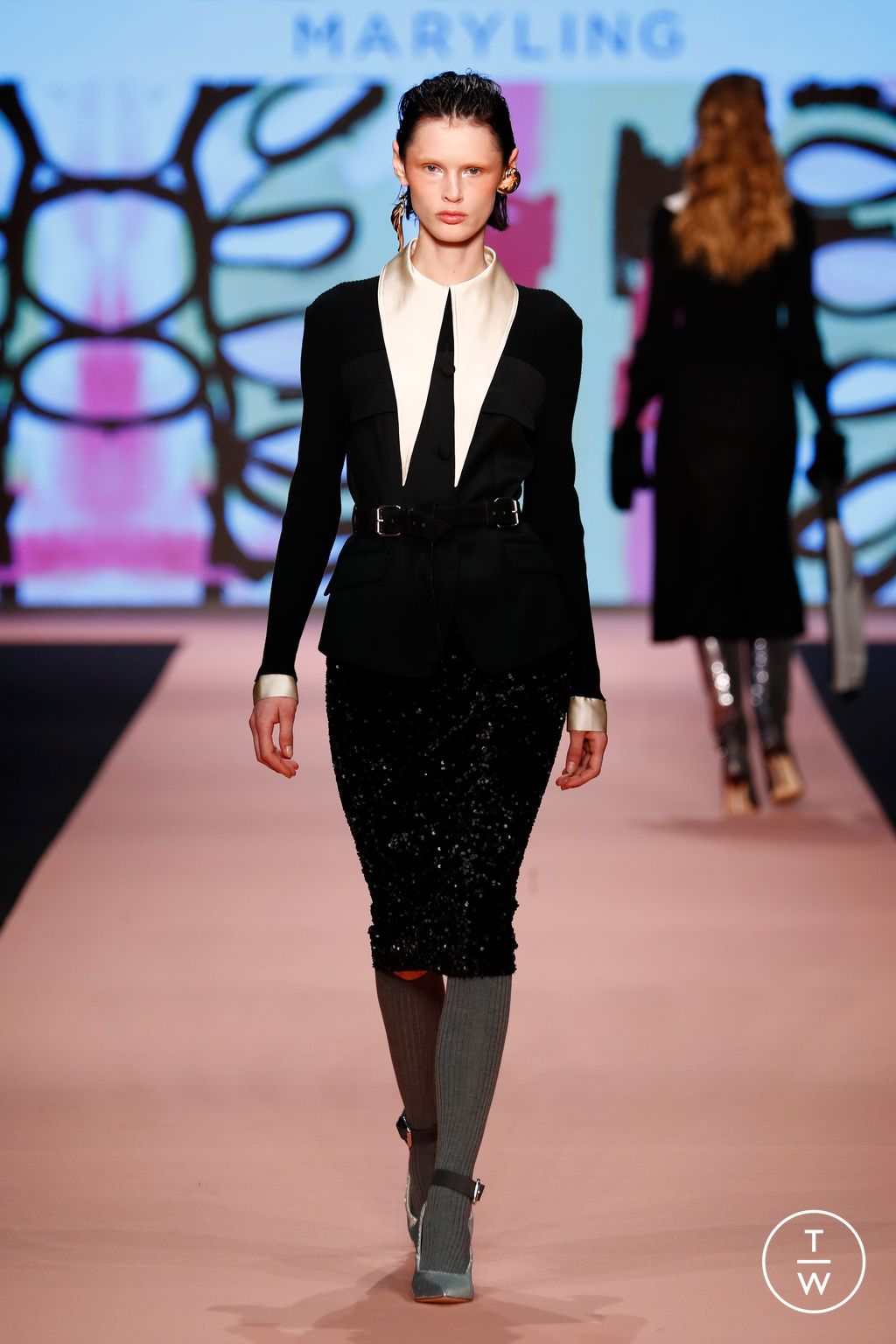 Fashion Week Milan Fall/Winter 2023 look 18 from the Maryling collection womenswear