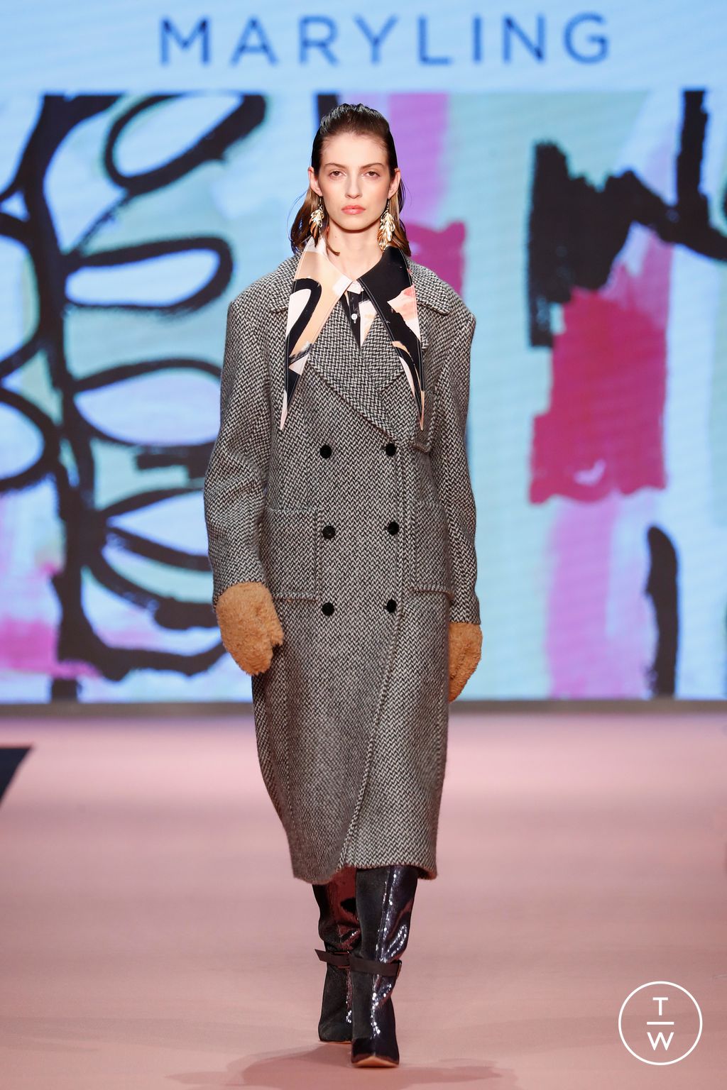 Fashion Week Milan Fall/Winter 2023 look 3 from the Maryling collection 女装