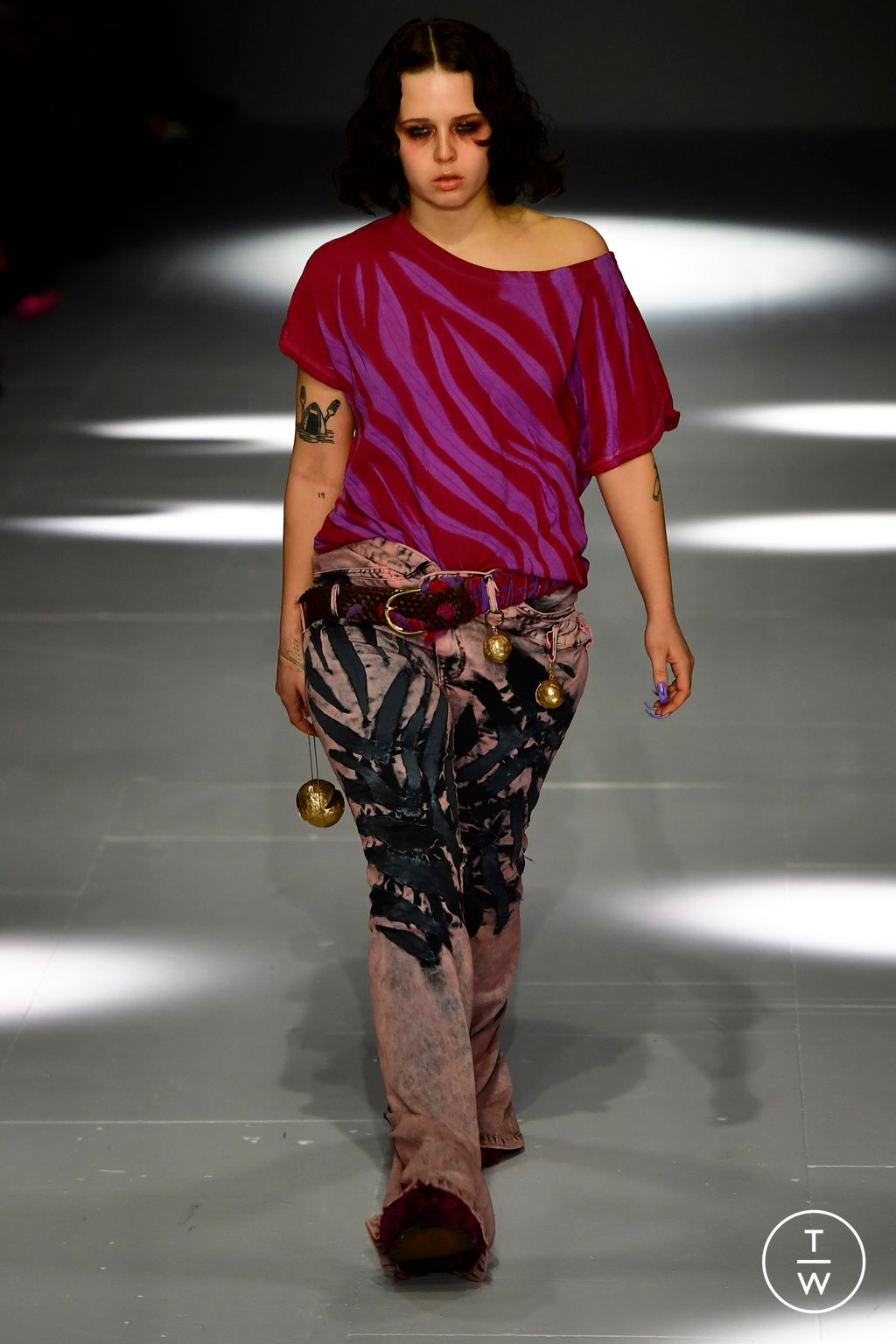 Fashion Week London Fall/Winter 2024 look 6 de la collection Masha Popova womenswear