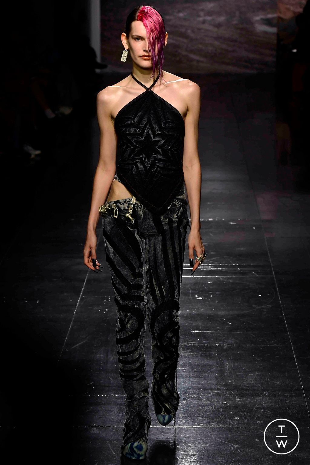 Fashion Week London Spring/Summer 2024 look 1 from the Masha Popova collection womenswear