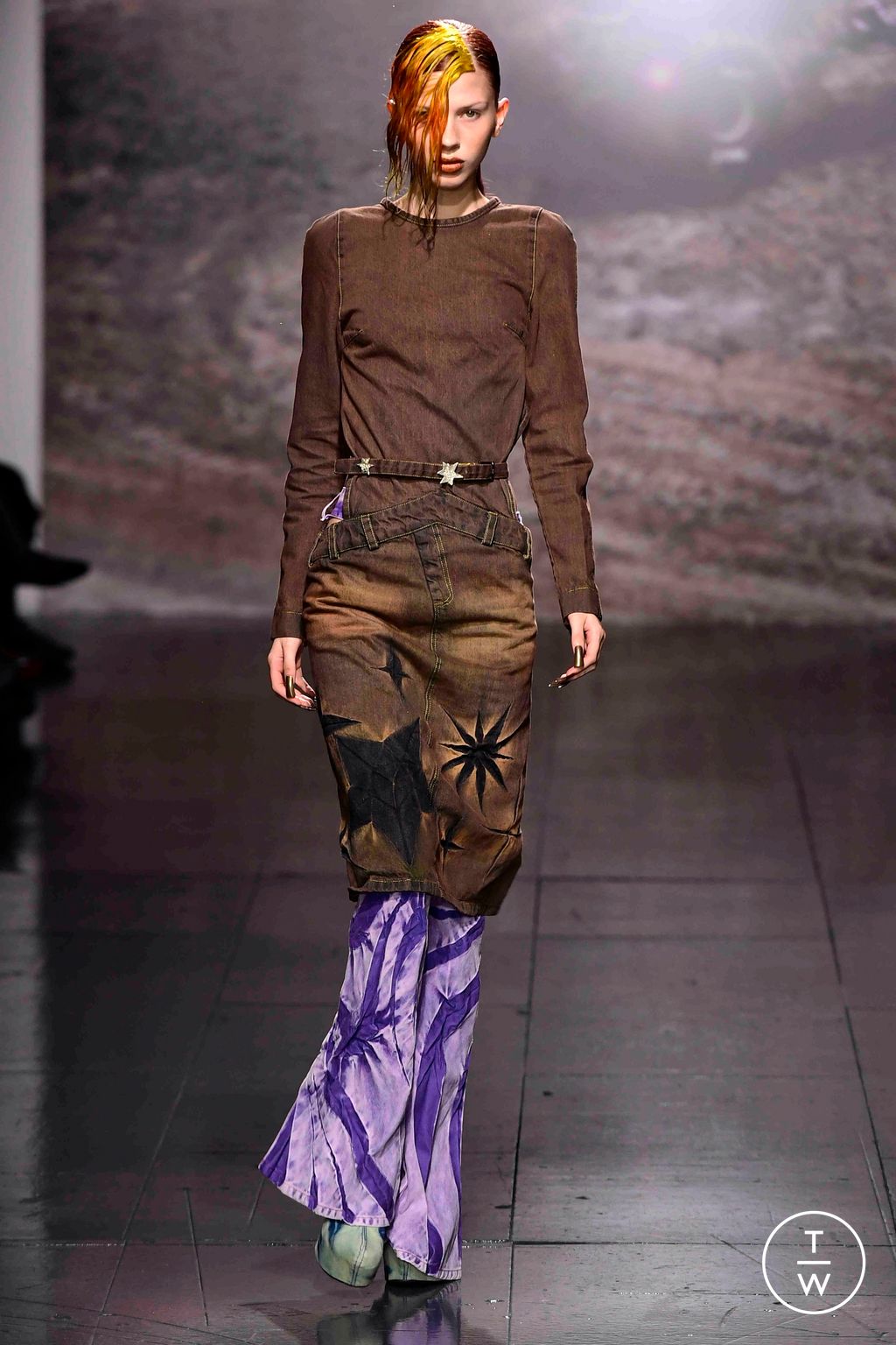 Fashion Week London Spring/Summer 2024 look 7 de la collection Masha Popova womenswear