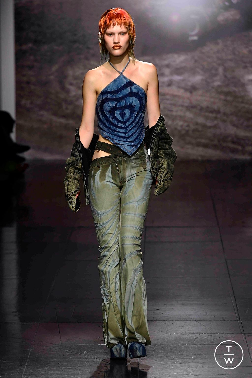 Fashion Week London Spring/Summer 2024 look 19 from the Masha Popova collection womenswear