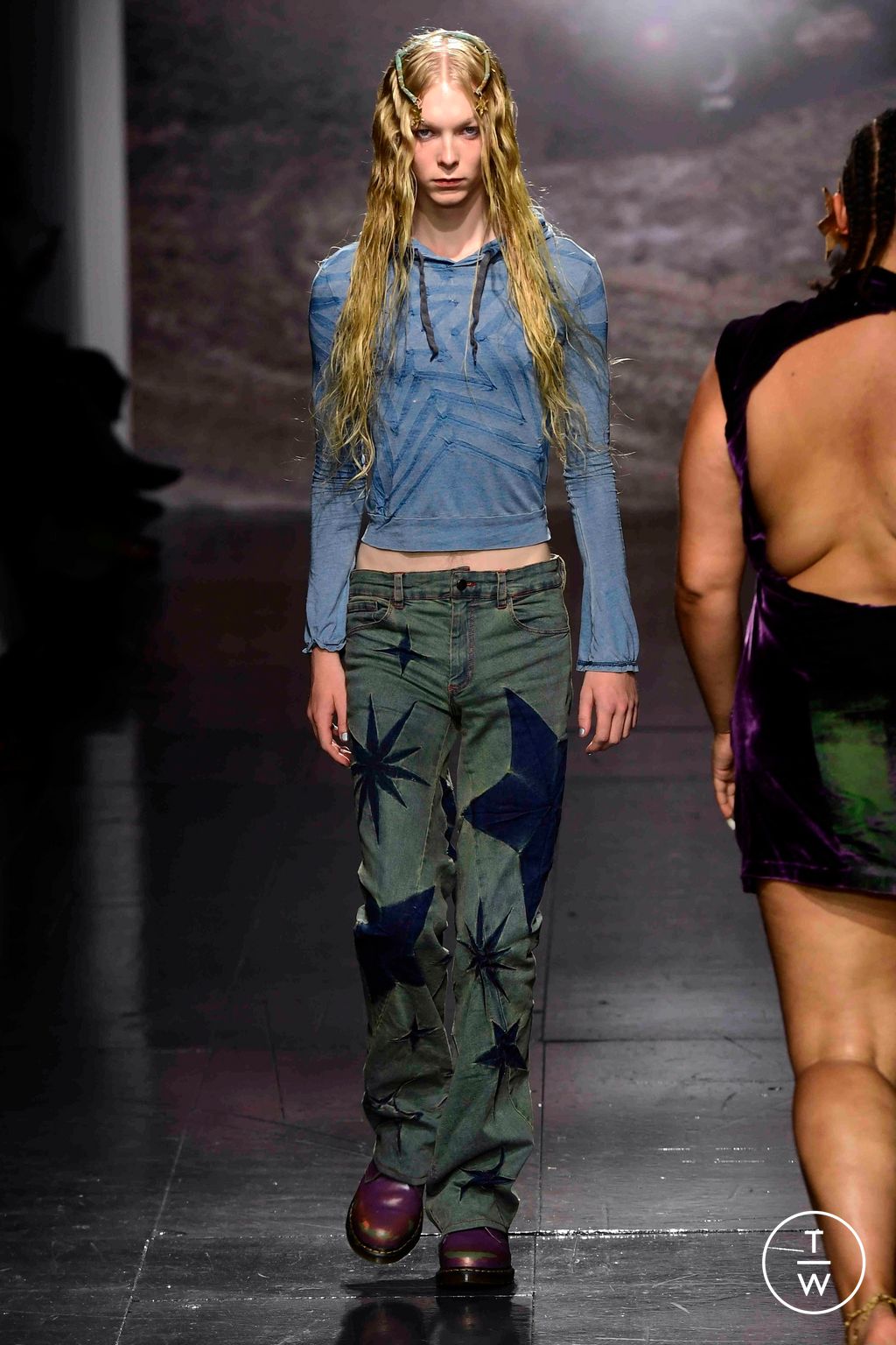 Fashion Week London Spring/Summer 2024 look 22 from the Masha Popova collection womenswear