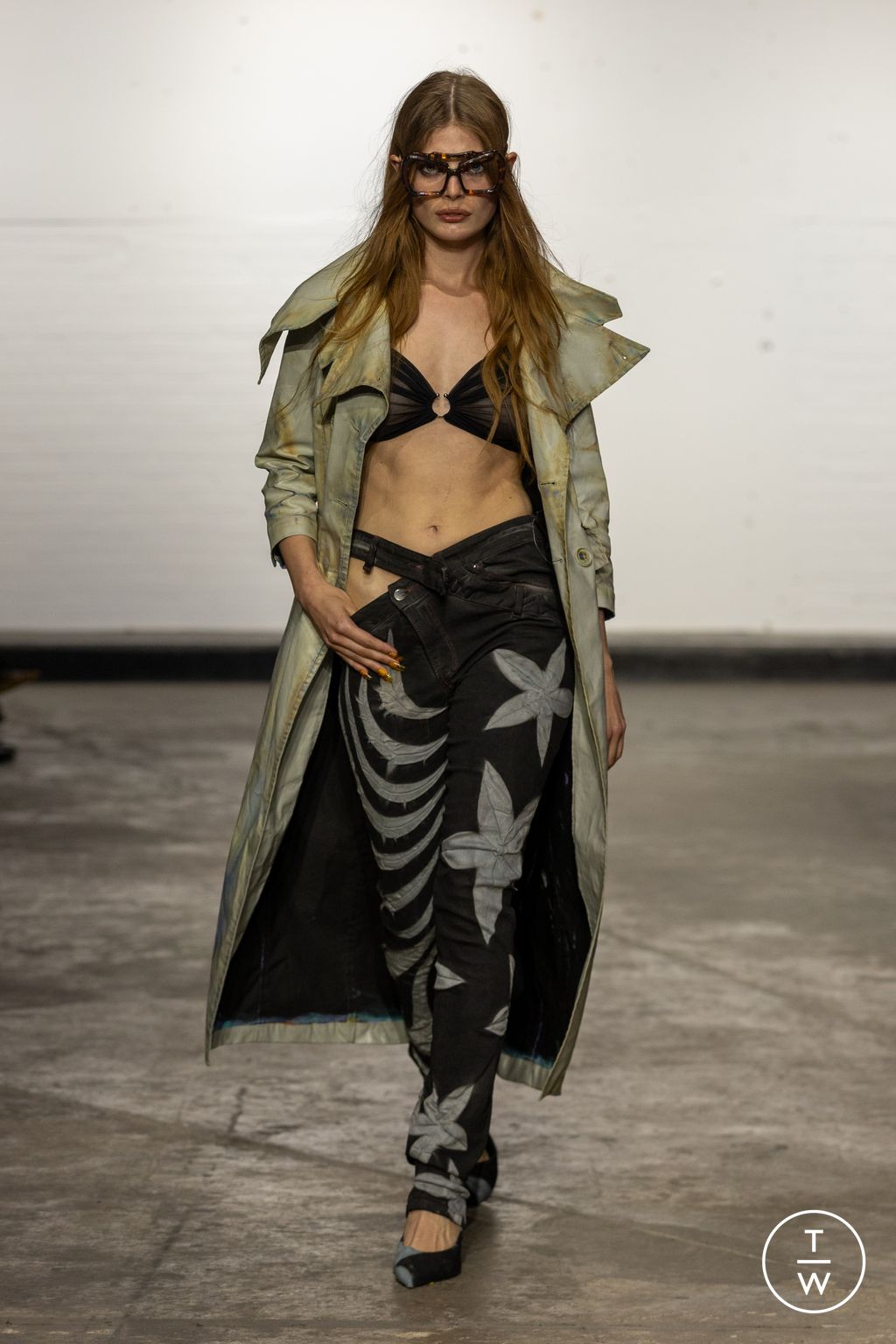 Fashion Week London Spring/Summer 2025 look 9 from the Masha Popova collection 女装