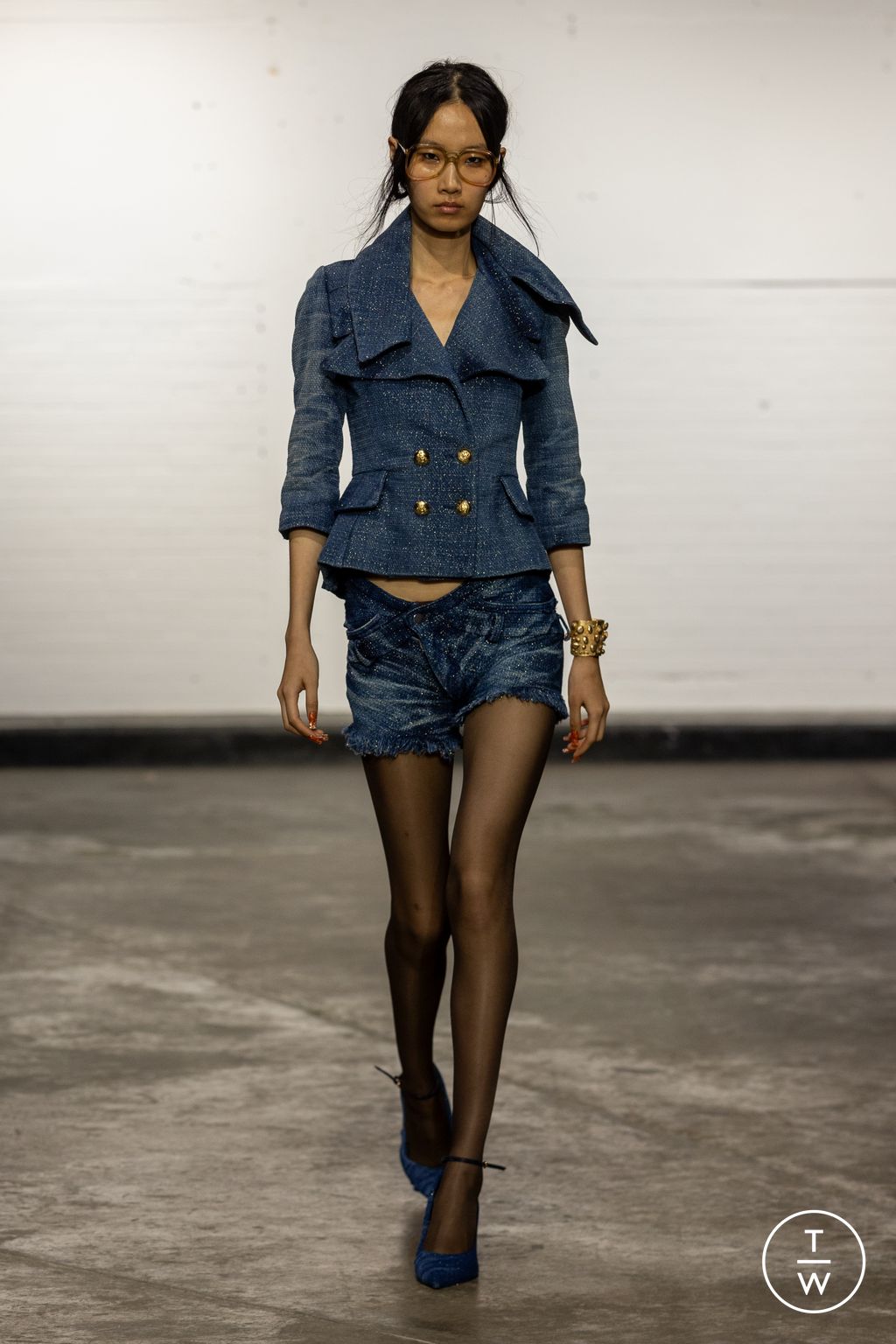 Fashion Week London Spring/Summer 2025 look 15 from the Masha Popova collection womenswear