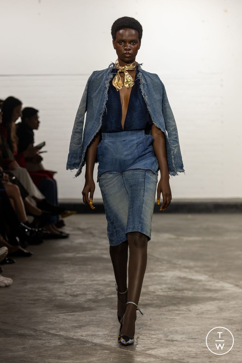 Fashion Week London Spring/Summer 2025 look 20 from the Masha Popova collection womenswear