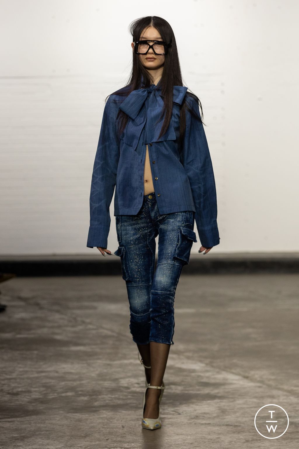 Fashion Week London Spring/Summer 2025 look 22 from the Masha Popova collection womenswear