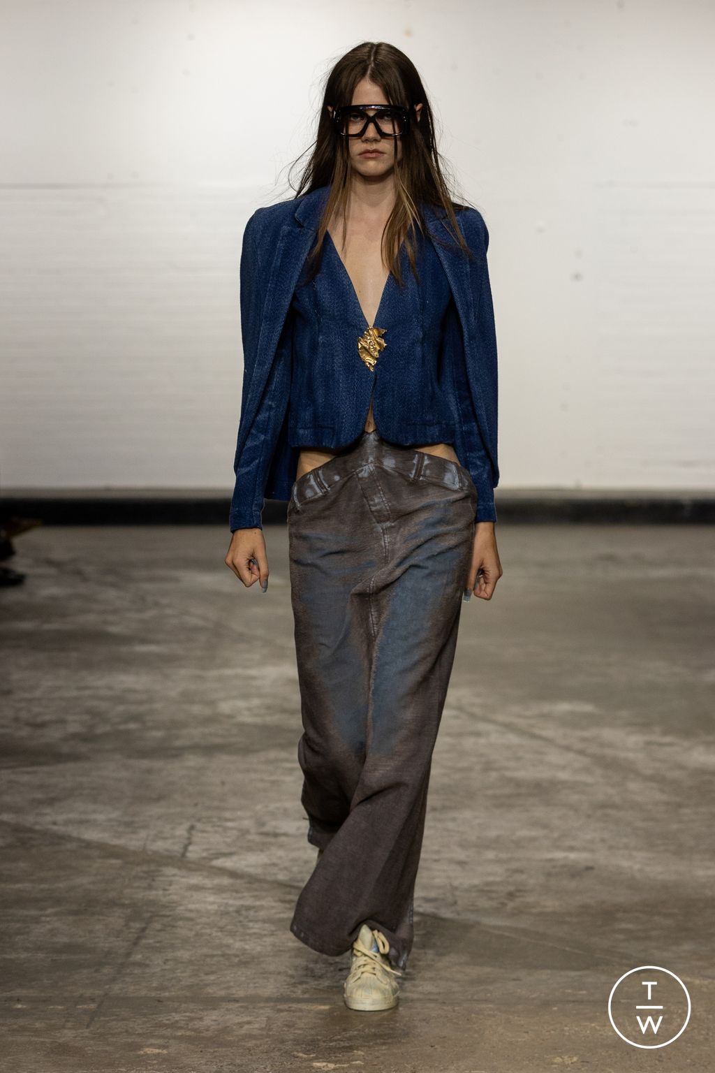 Fashion Week London Spring/Summer 2025 look 24 from the Masha Popova collection 女装